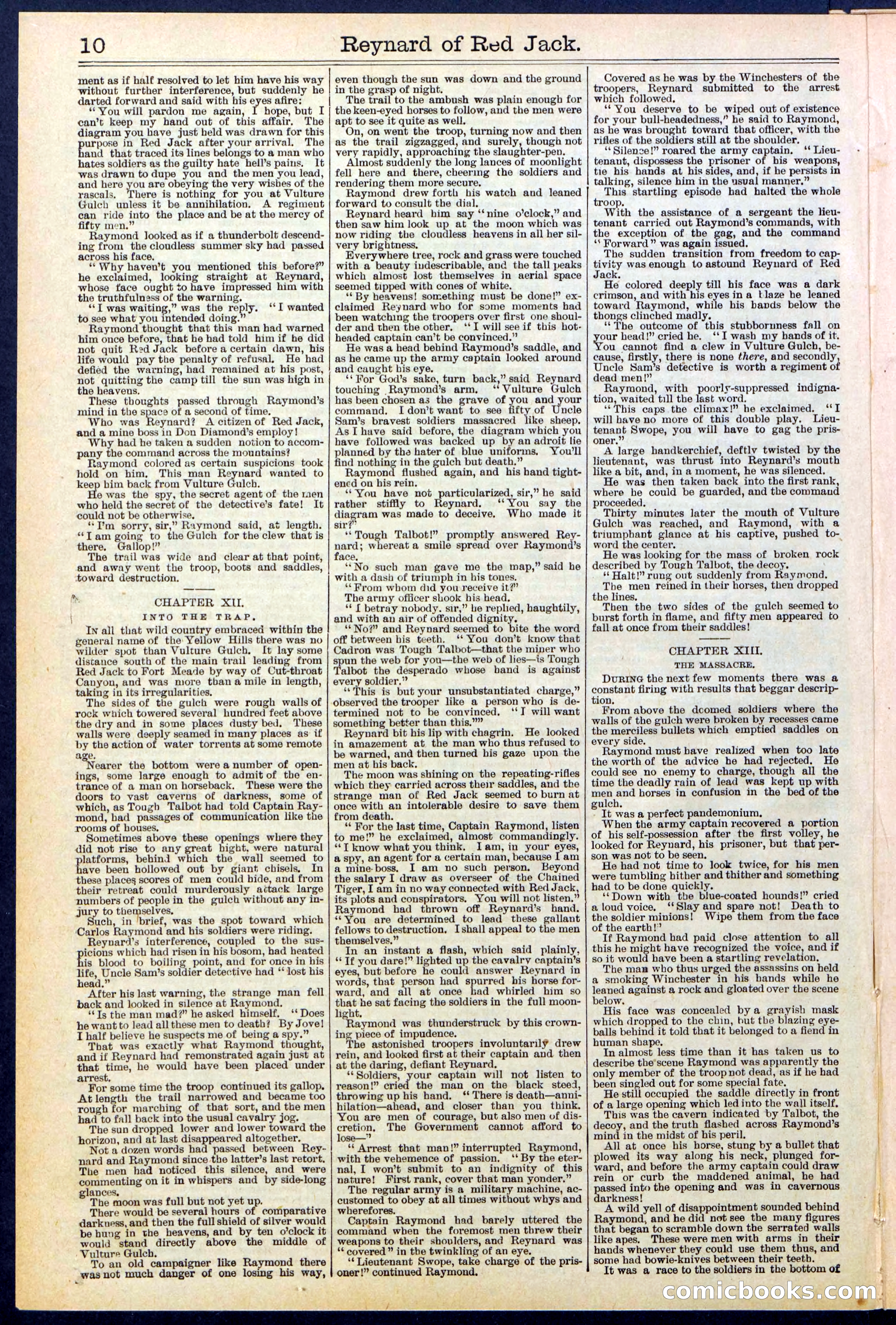 Beadle's New York Dime Library No. 523 — page 10 of 32