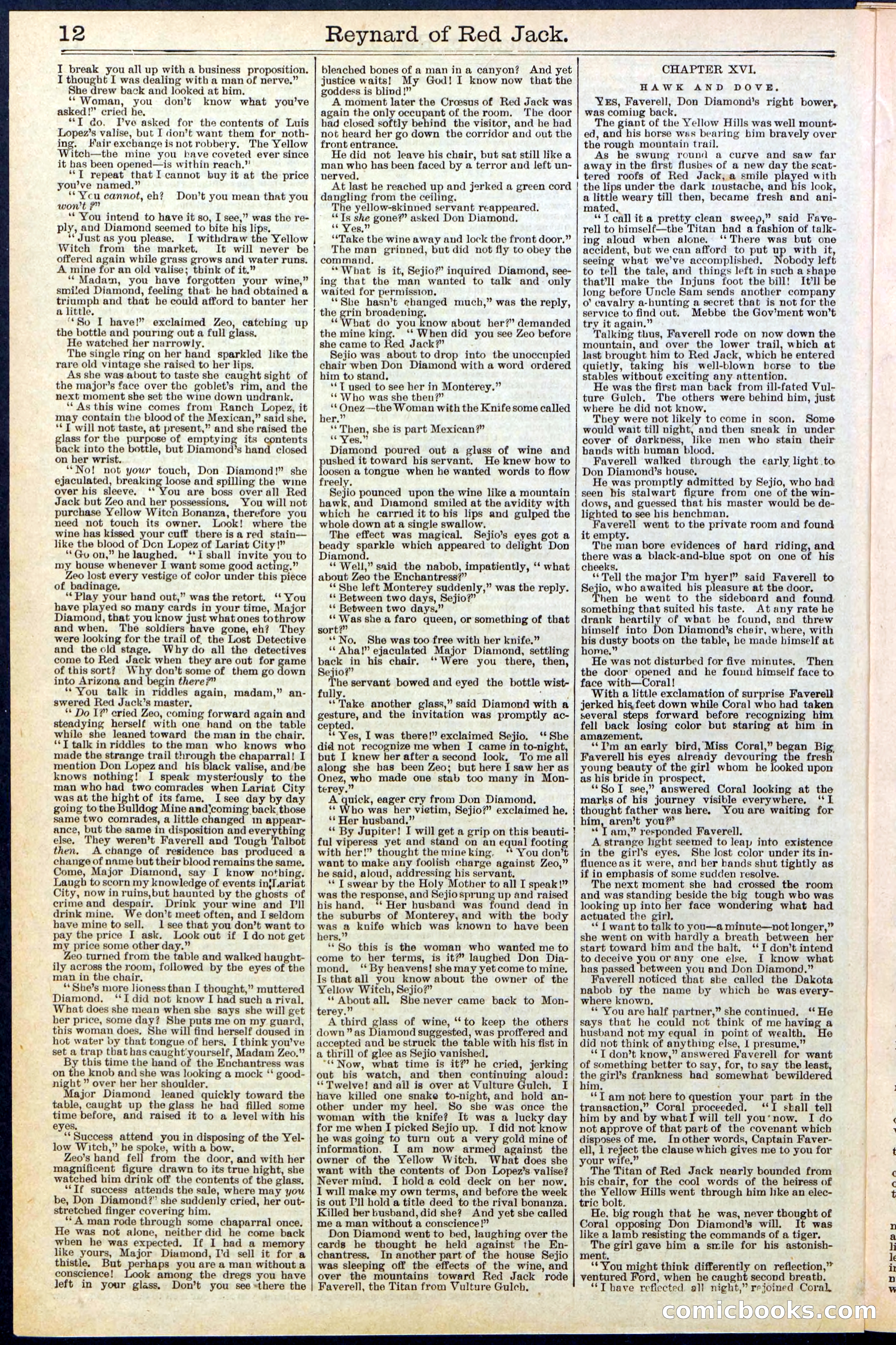 Beadle's New York Dime Library No. 523 — page 12 of 32