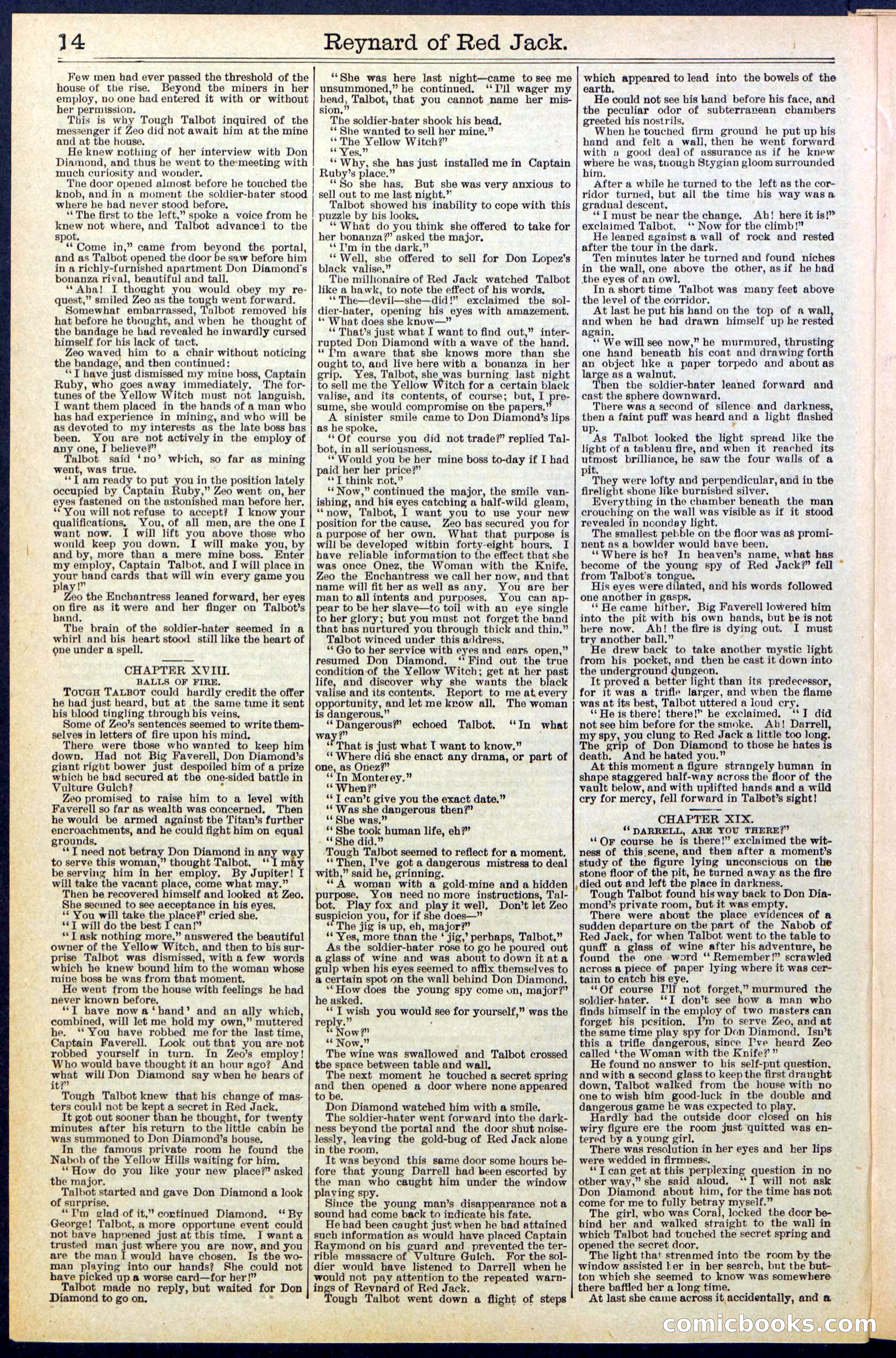 Beadle's New York Dime Library No. 523 — page 14 of 32