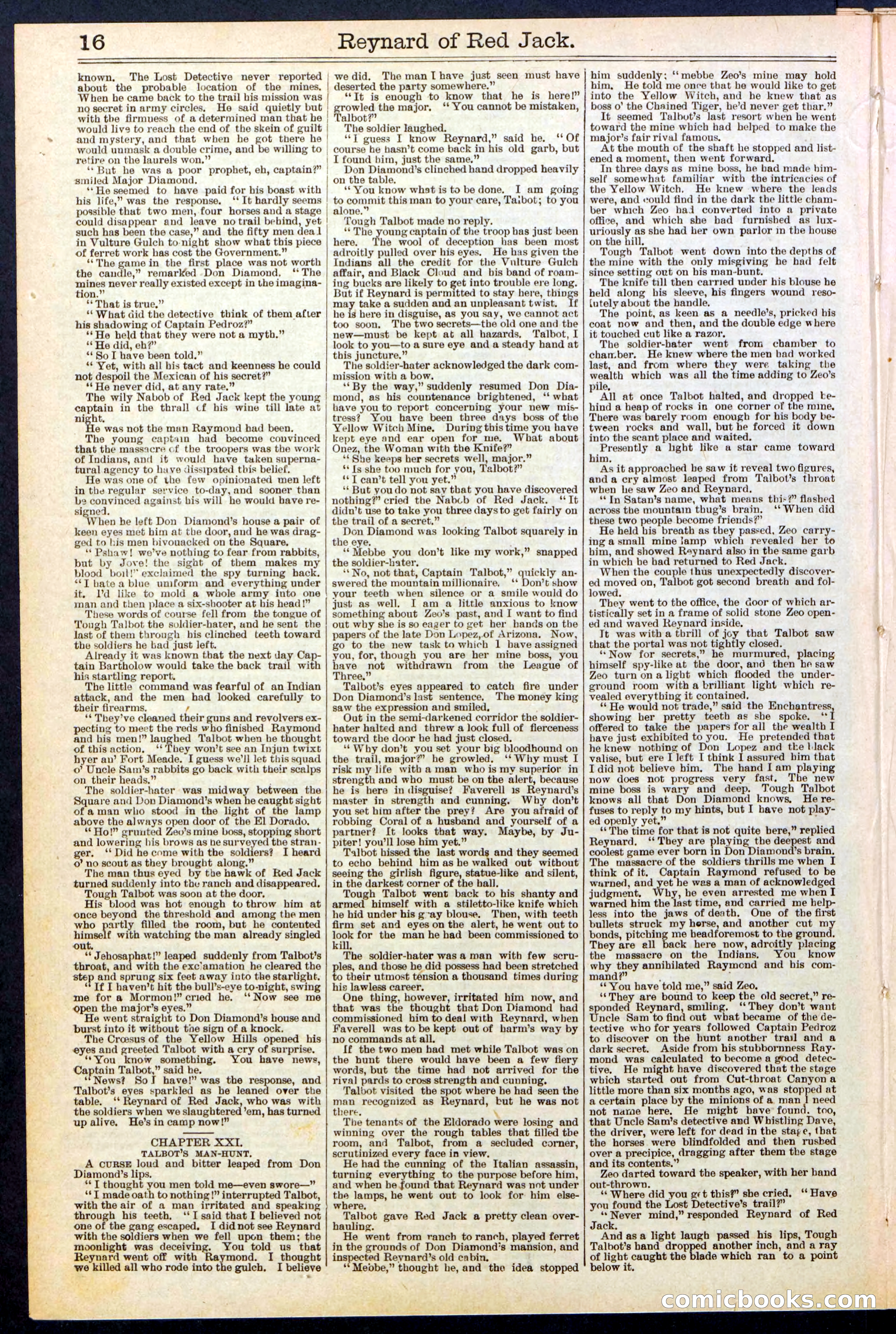 Beadle's New York Dime Library No. 523 — page 16 of 32