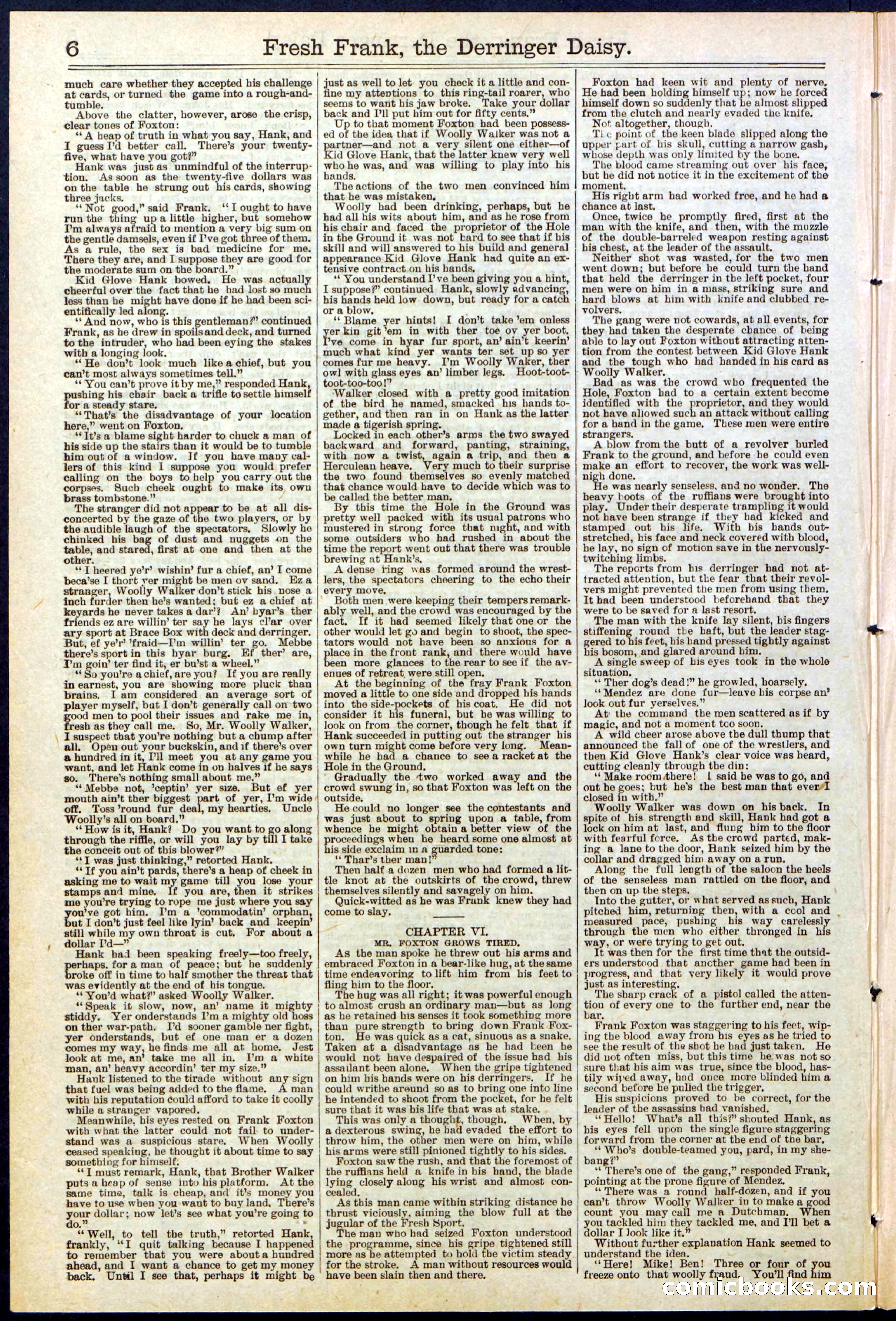 Beadle's New York Dime Library No. 525 — page 6 of 32