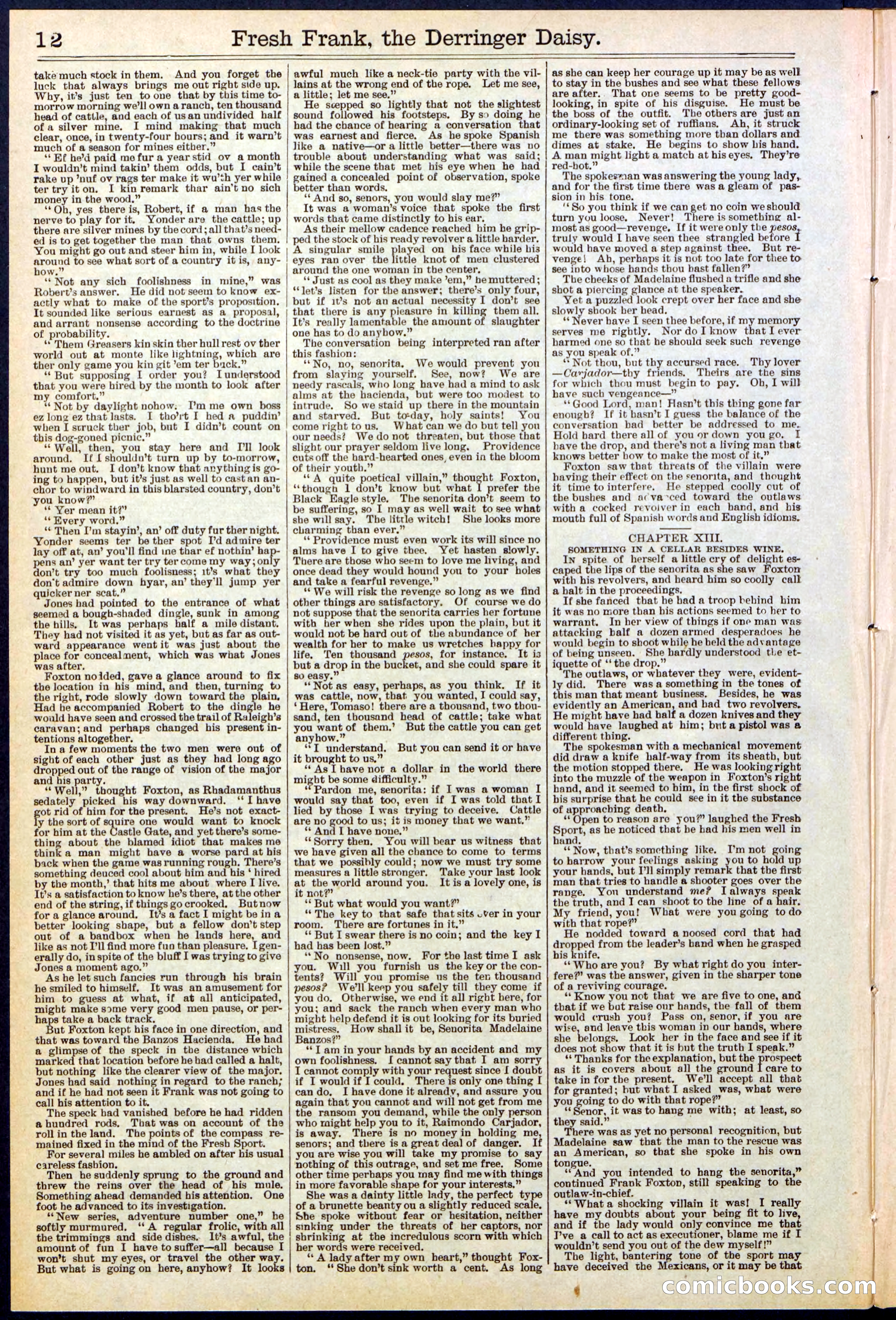 Beadle's New York Dime Library No. 525 — page 12 of 32