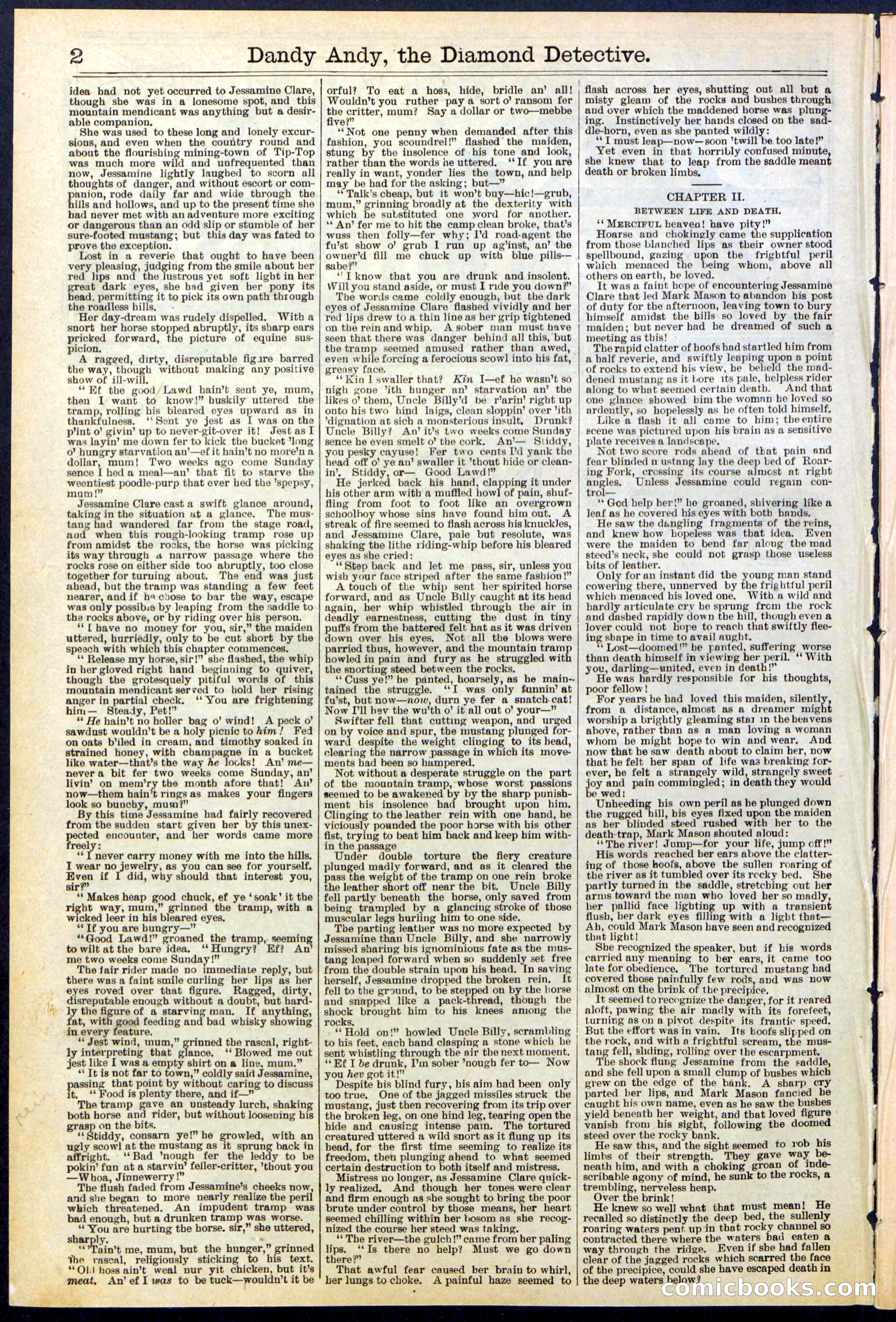 Beadle's Dime Library No. 527 — page 2 of 32
