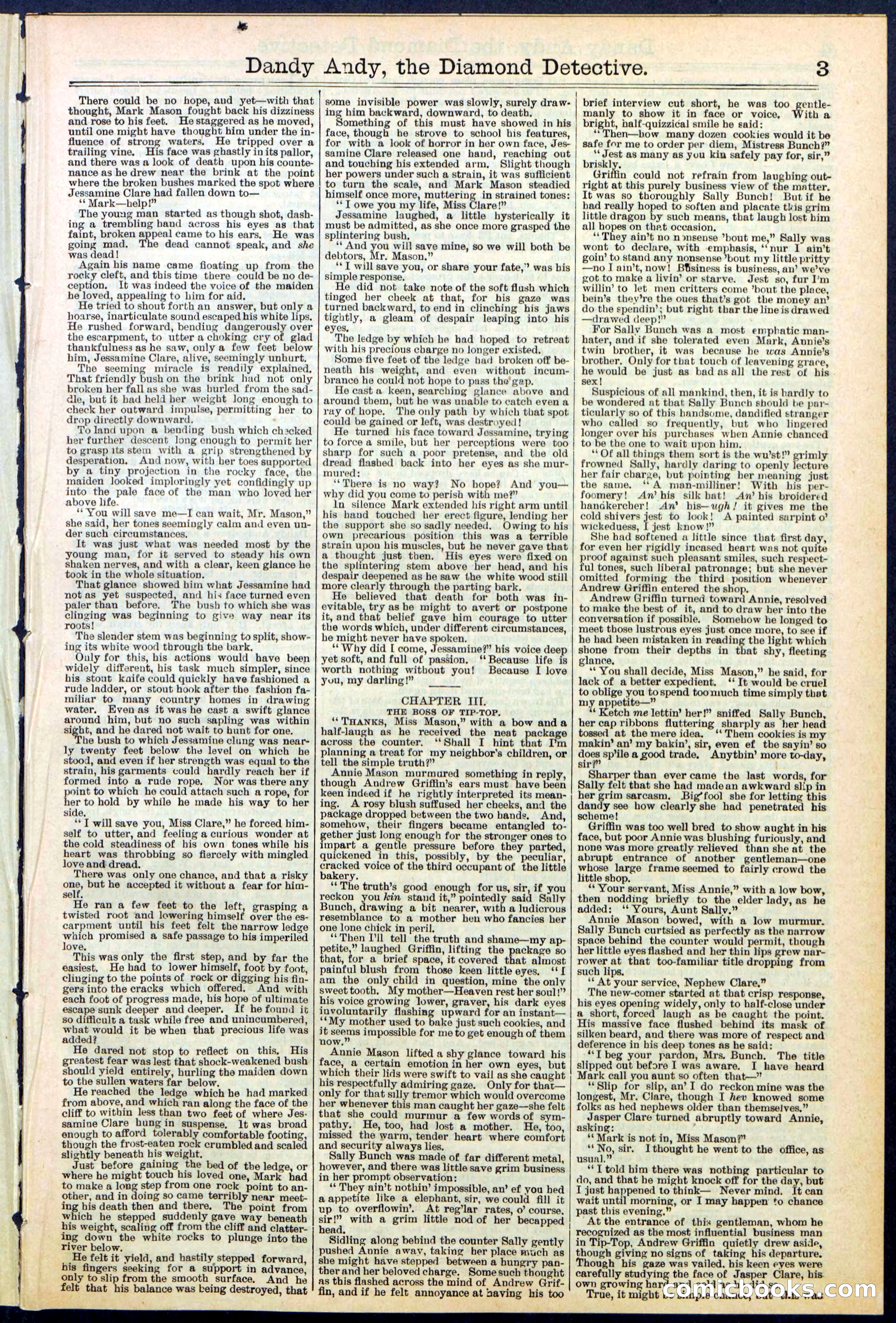 Beadle's Dime Library No. 527 — page 3 of 32