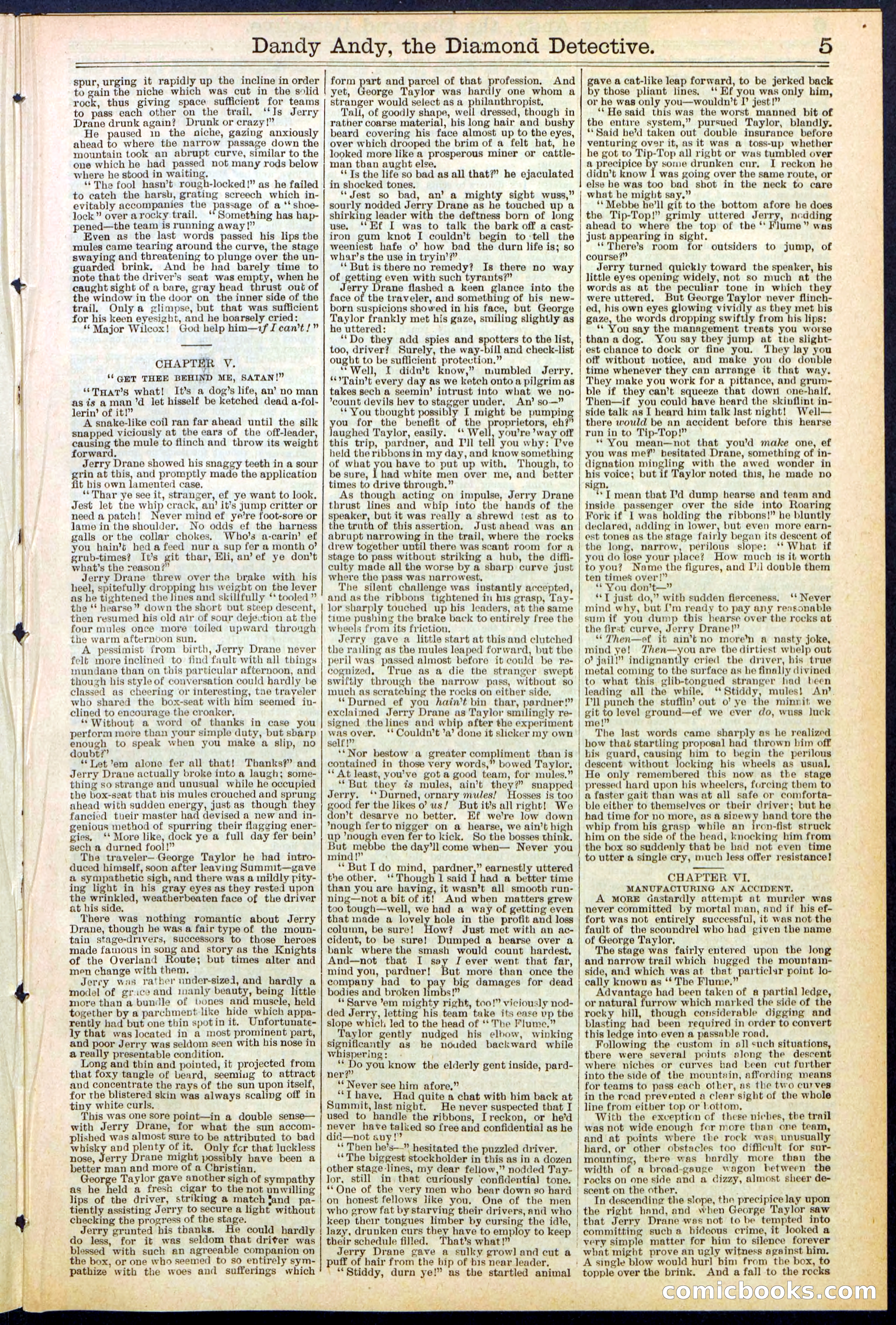 Beadle's Dime Library No. 527 — page 5 of 32