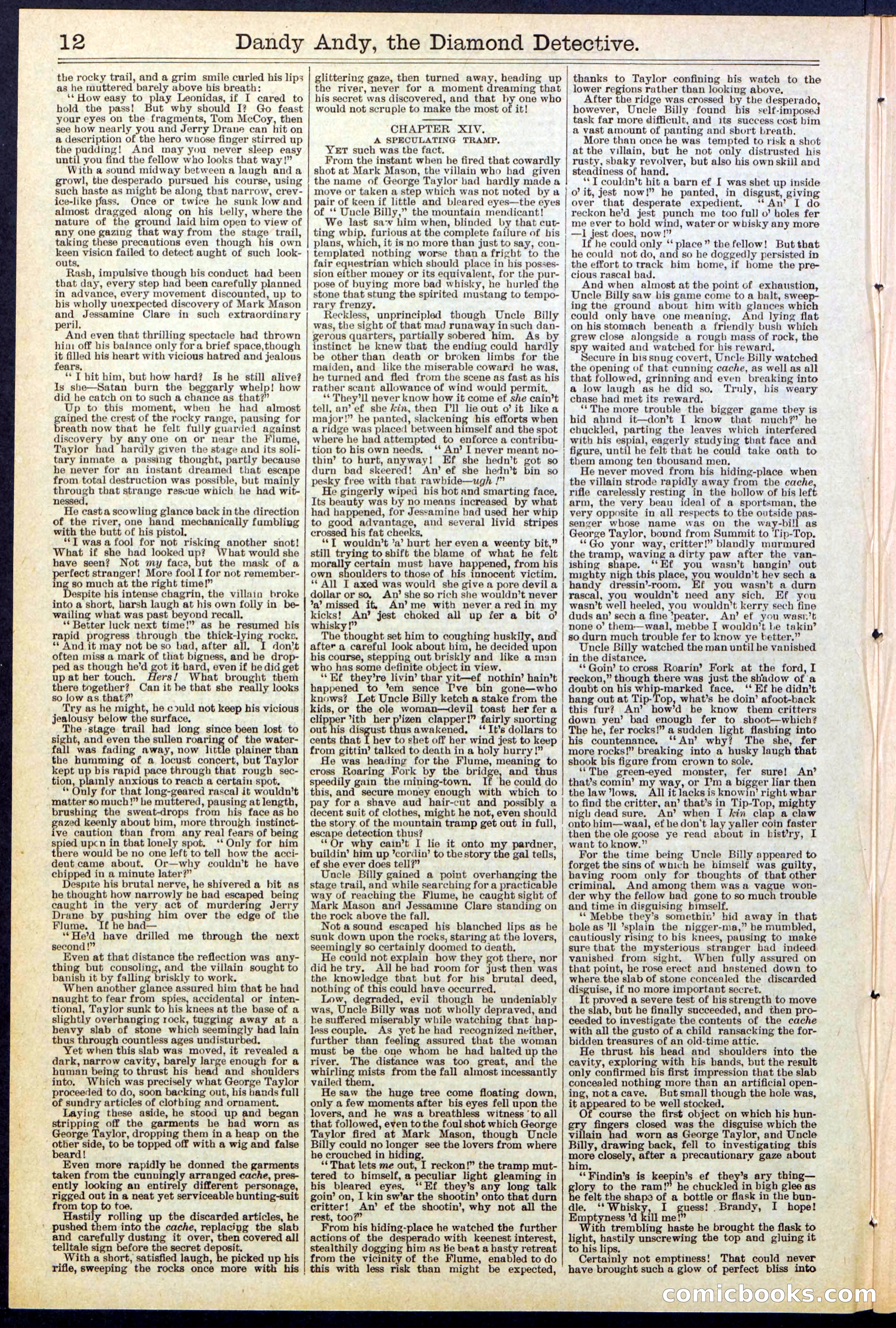 Beadle's Dime Library No. 527 — page 12 of 32