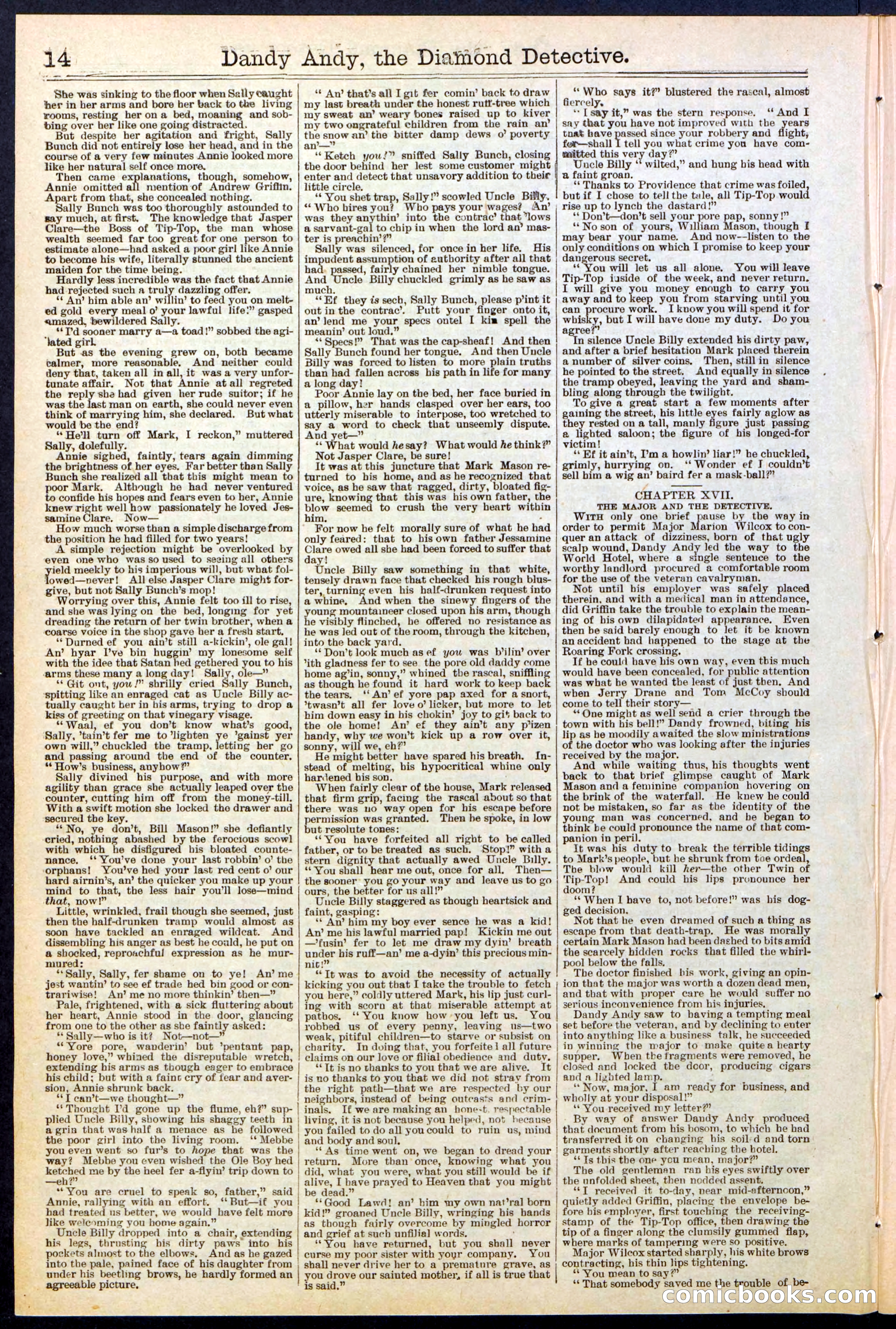 Beadle's Dime Library No. 527 — page 14 of 32