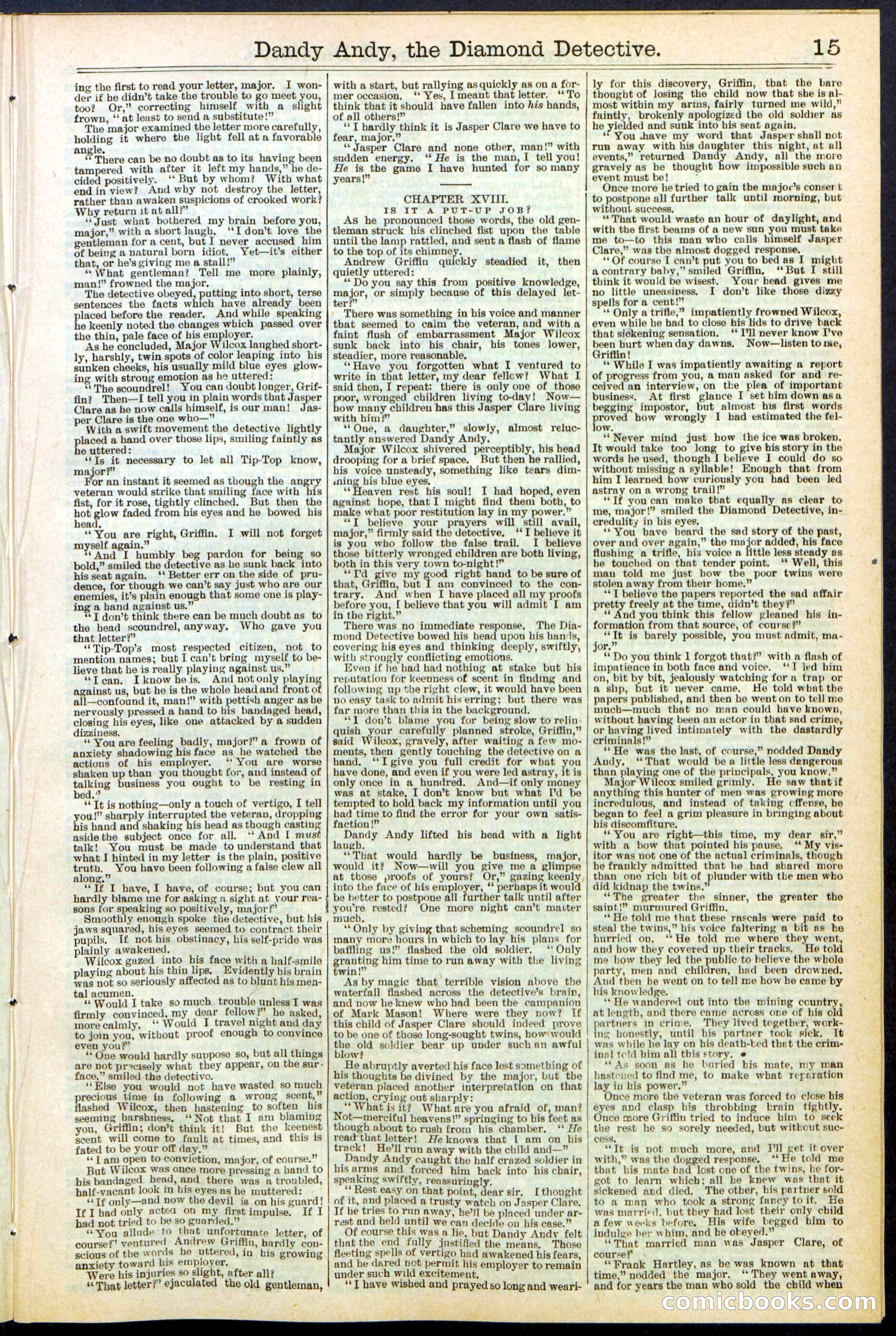 Beadle's Dime Library No. 527 — page 15 of 32
