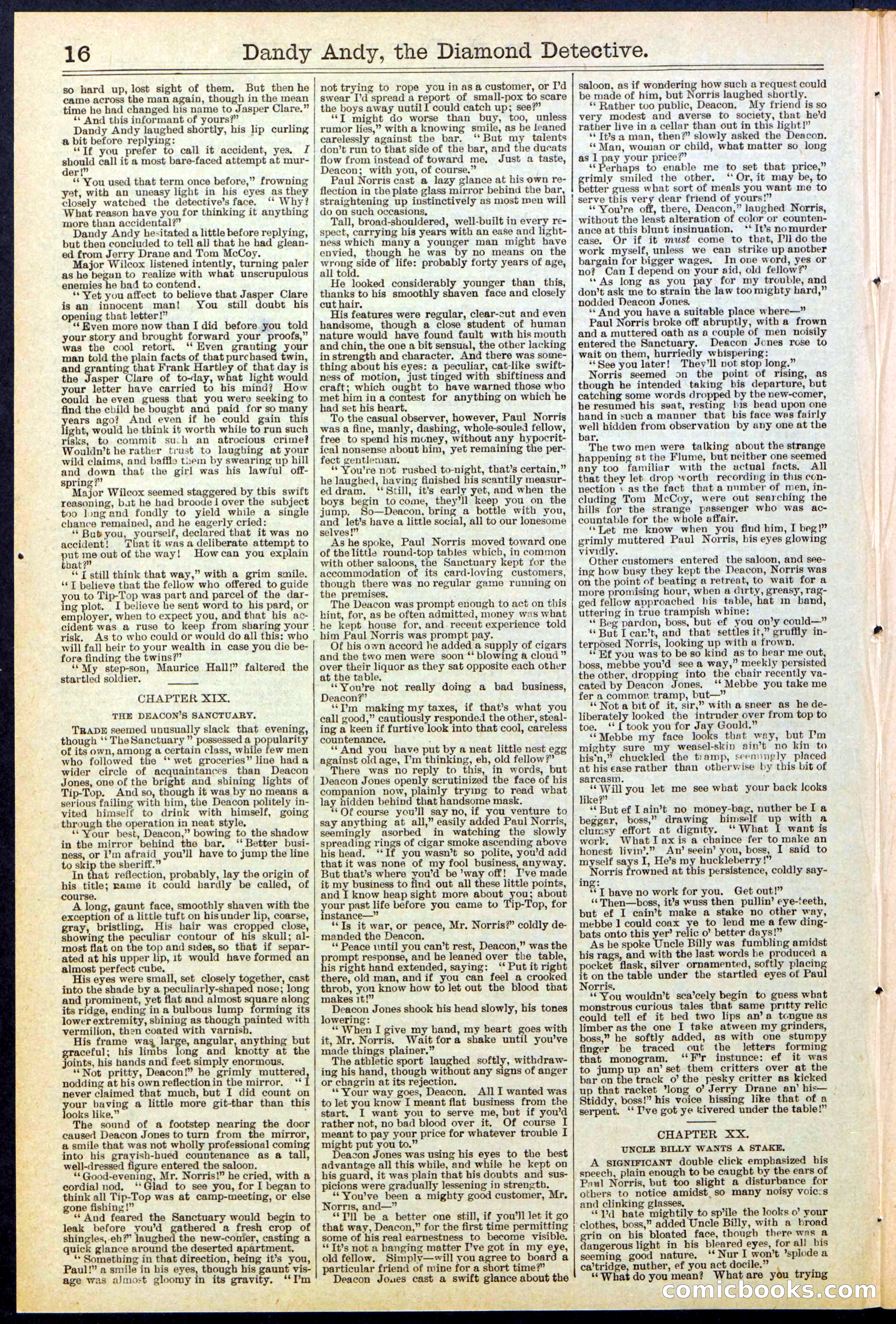 Beadle's Dime Library No. 527 — page 16 of 32
