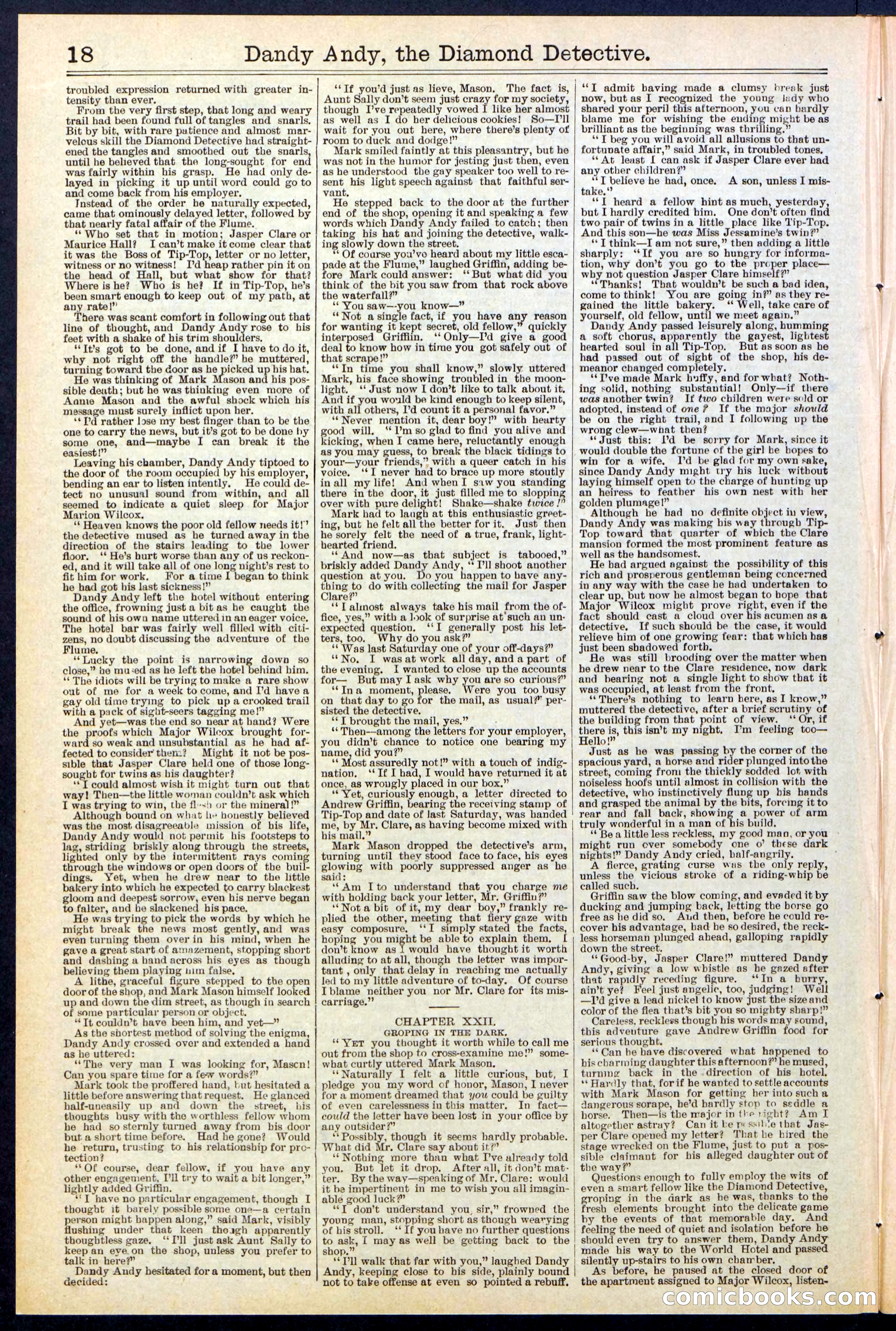 Beadle's Dime Library No. 527 — page 18 of 32