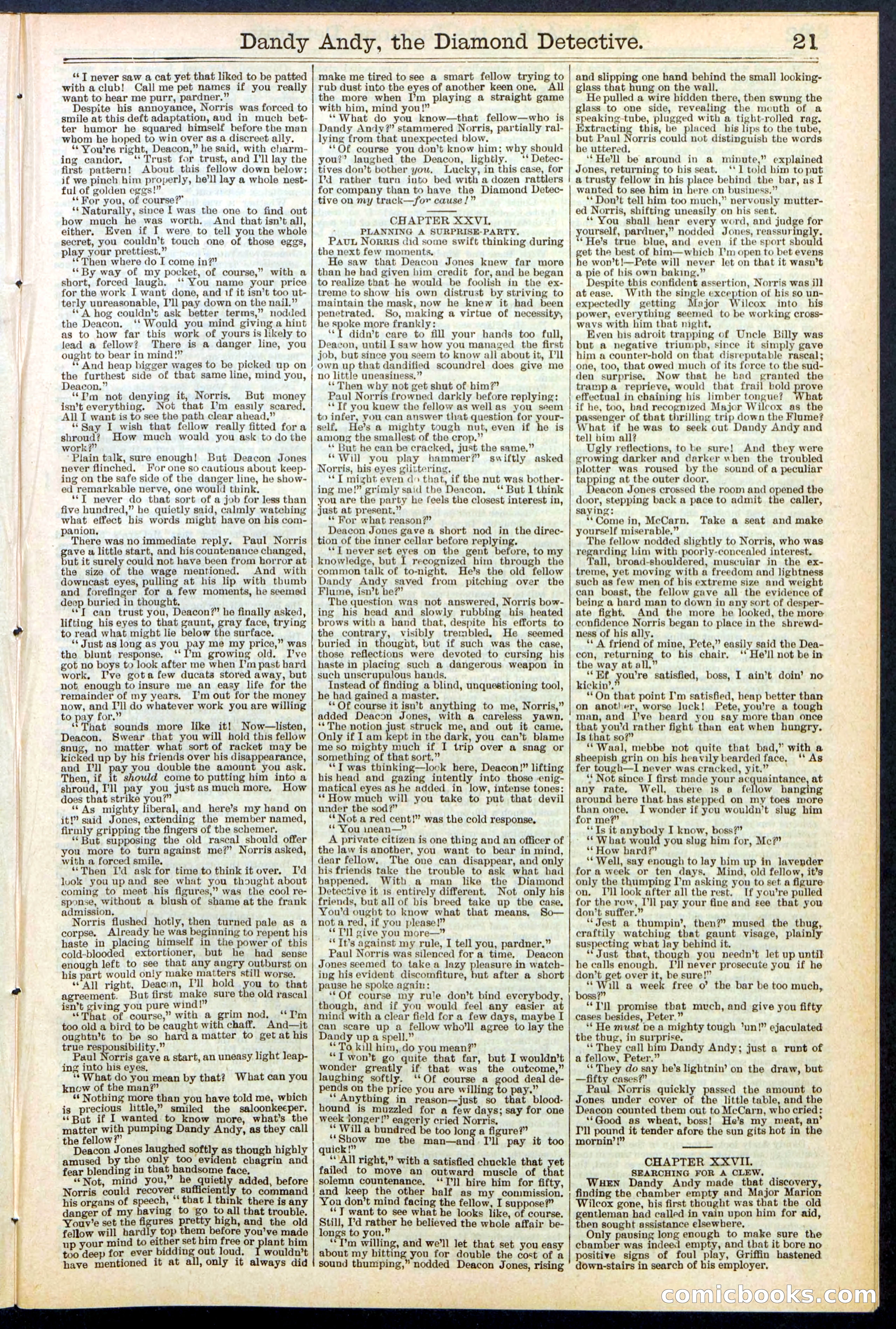 Beadle's Dime Library No. 527 — page 21 of 32