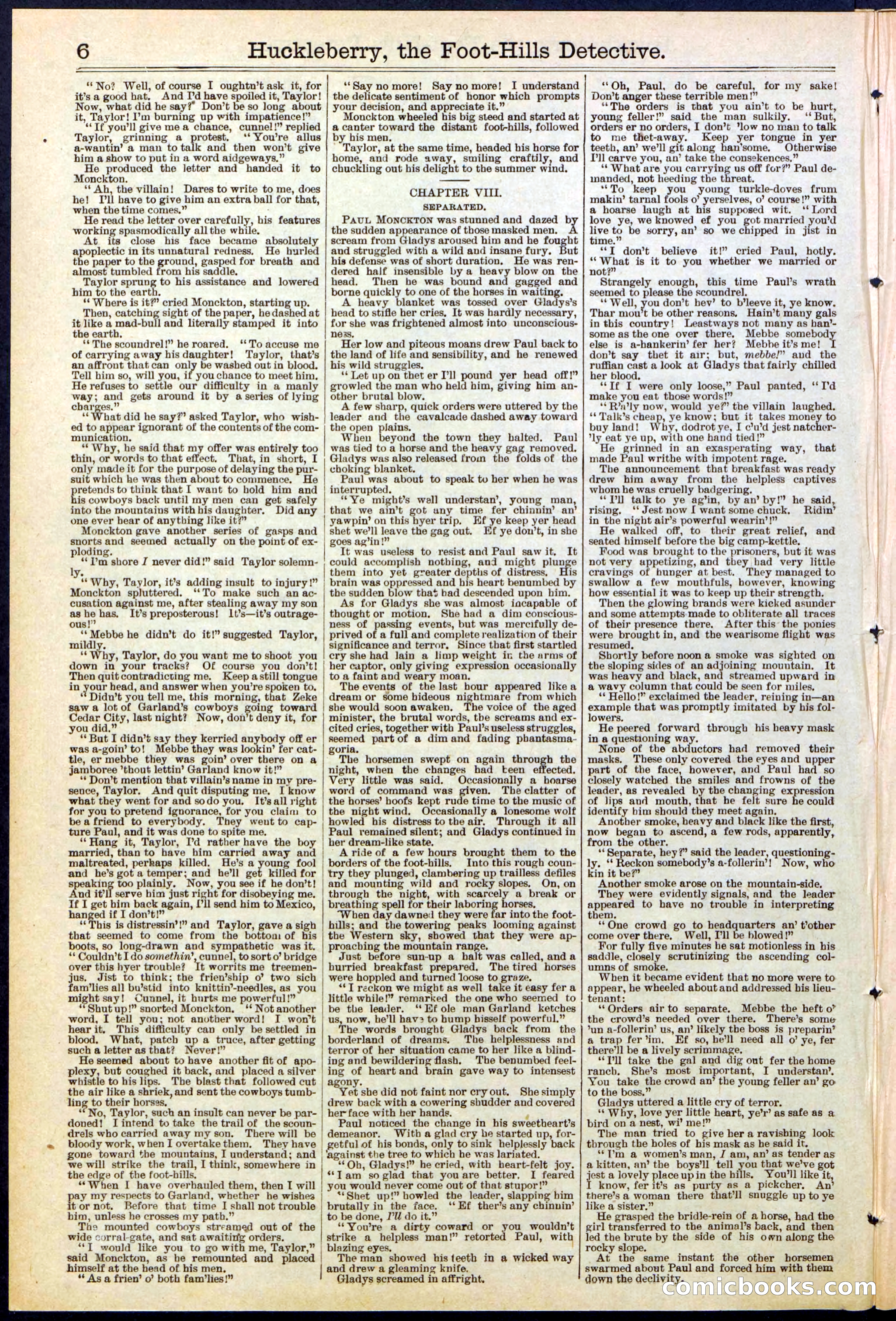 Beadle's New York Dime Library No. 528 — page 6 of 32