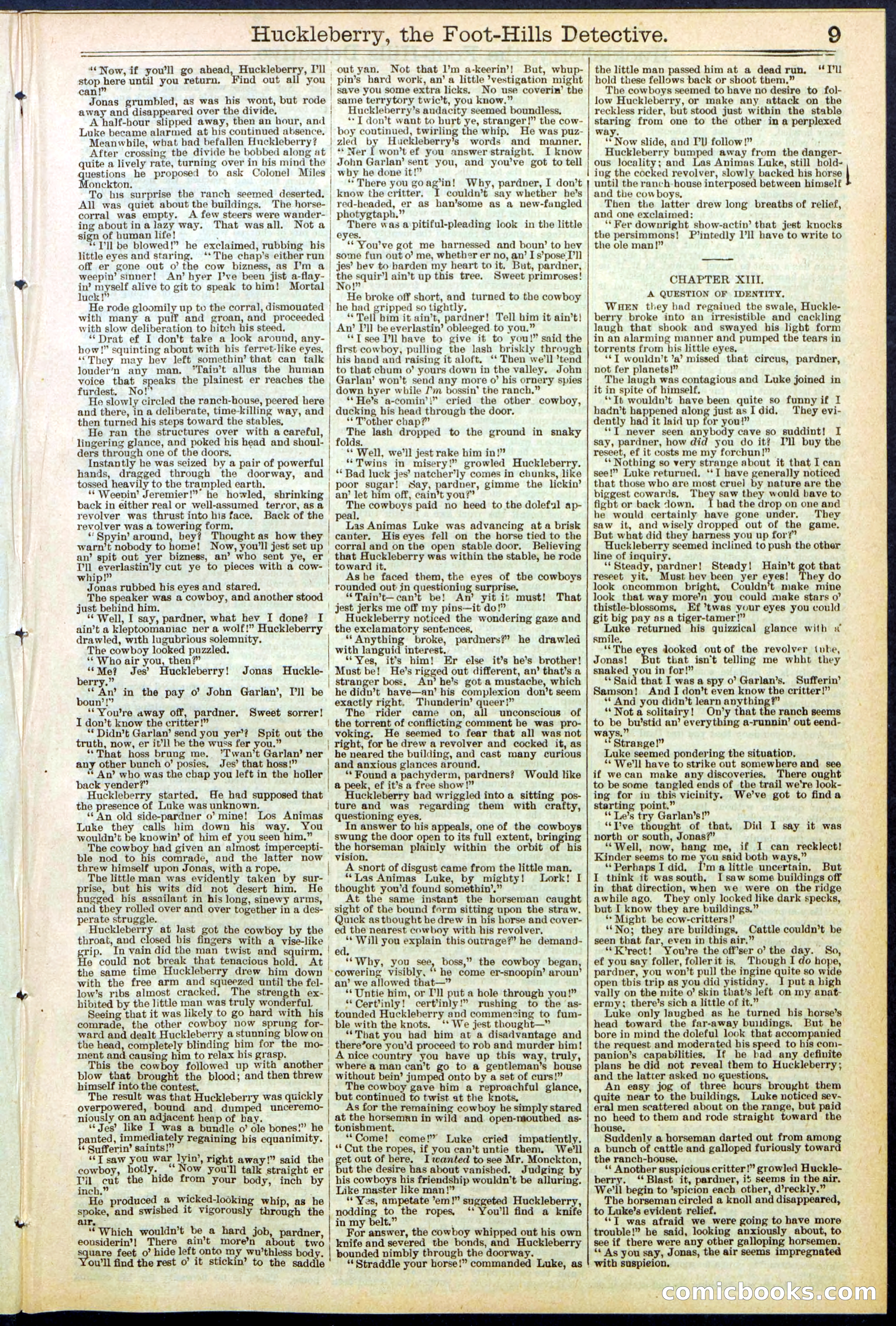 Beadle's New York Dime Library No. 528 — page 9 of 32