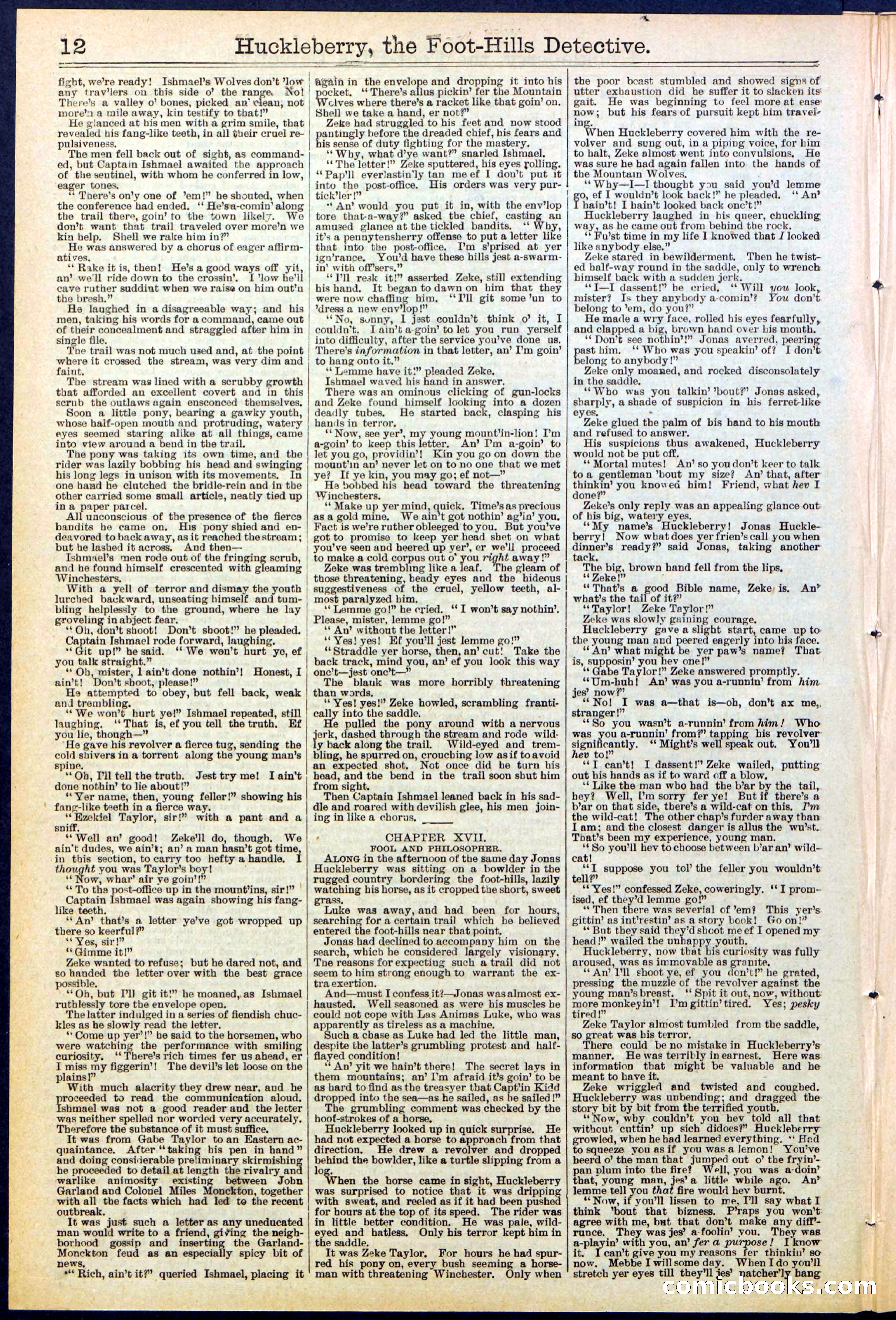 Beadle's New York Dime Library No. 528 — page 12 of 32
