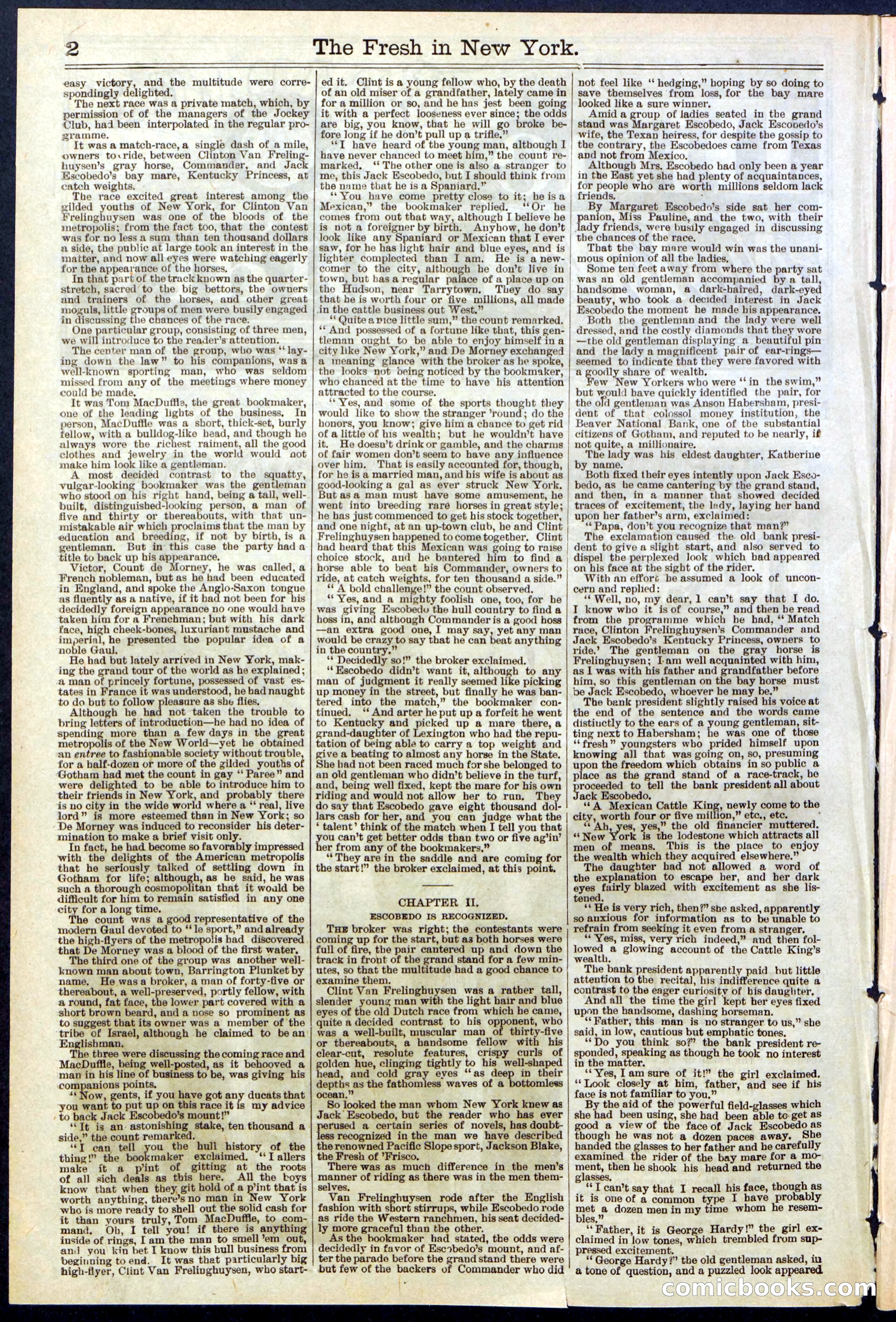 Beadle's New York Dime Library, No. 529 — page 2 of 32