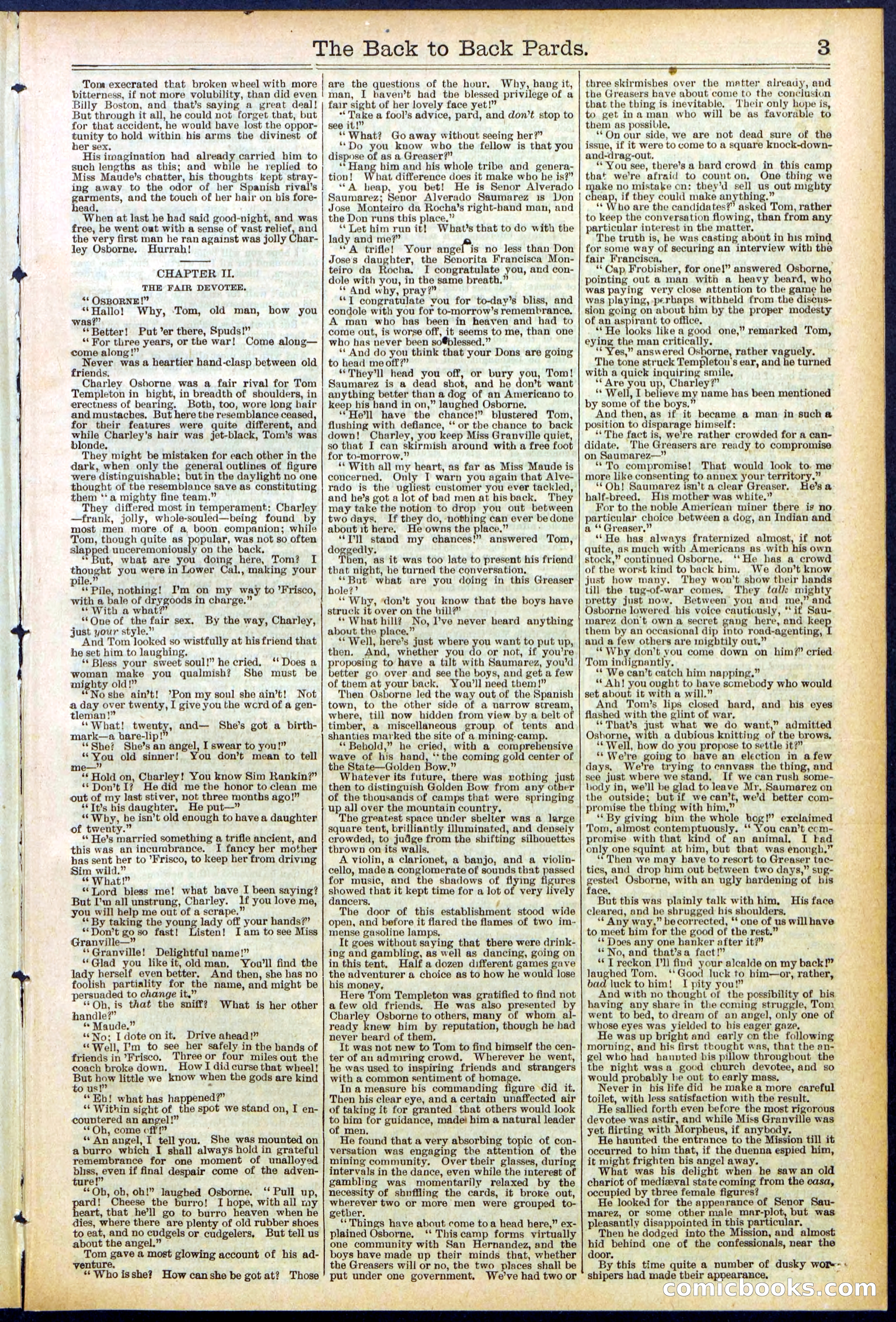 Beadle's New York Dime Library No. 544 — page 3 of 32