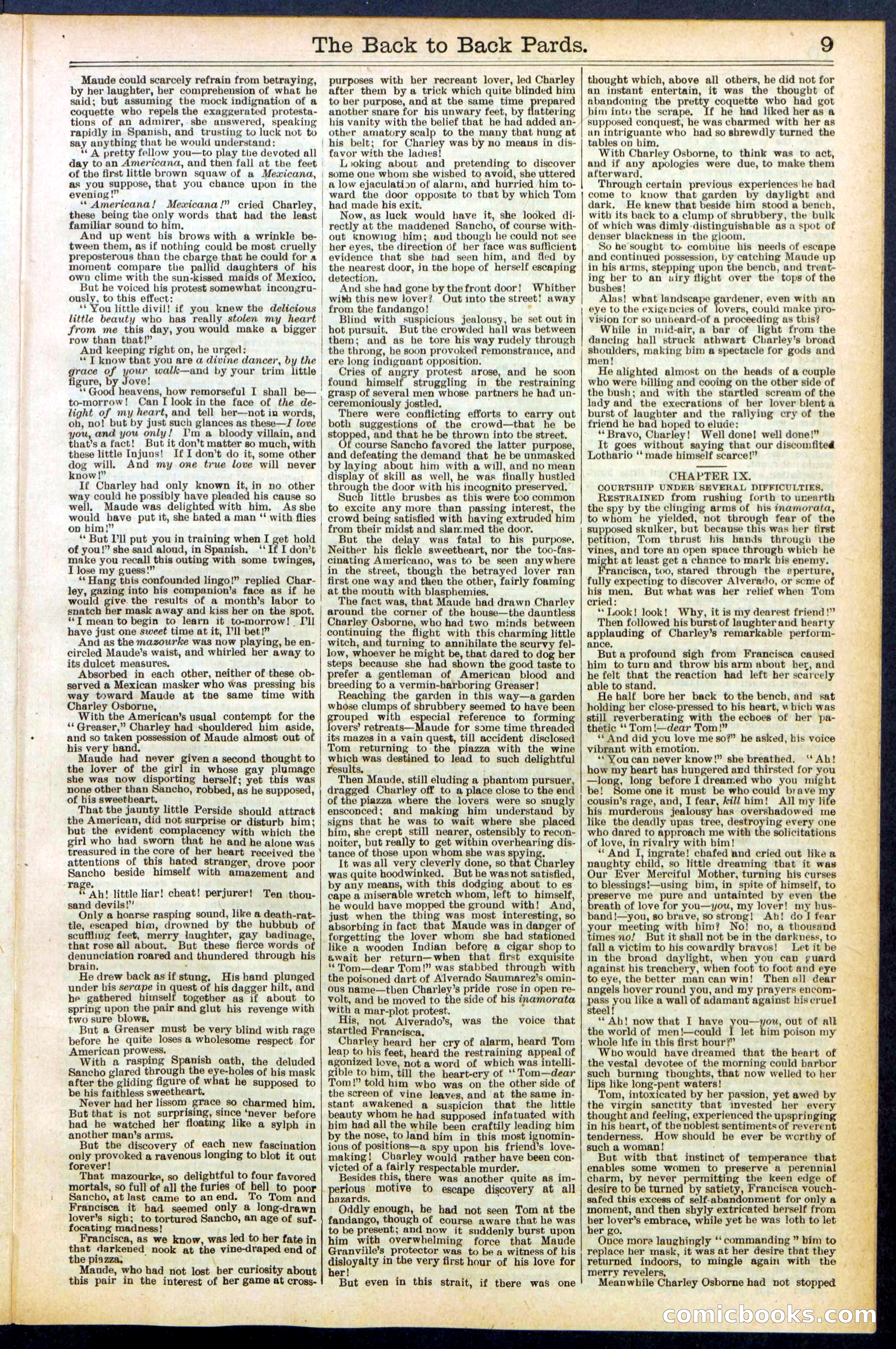 Beadle's New York Dime Library No. 544 — page 9 of 32