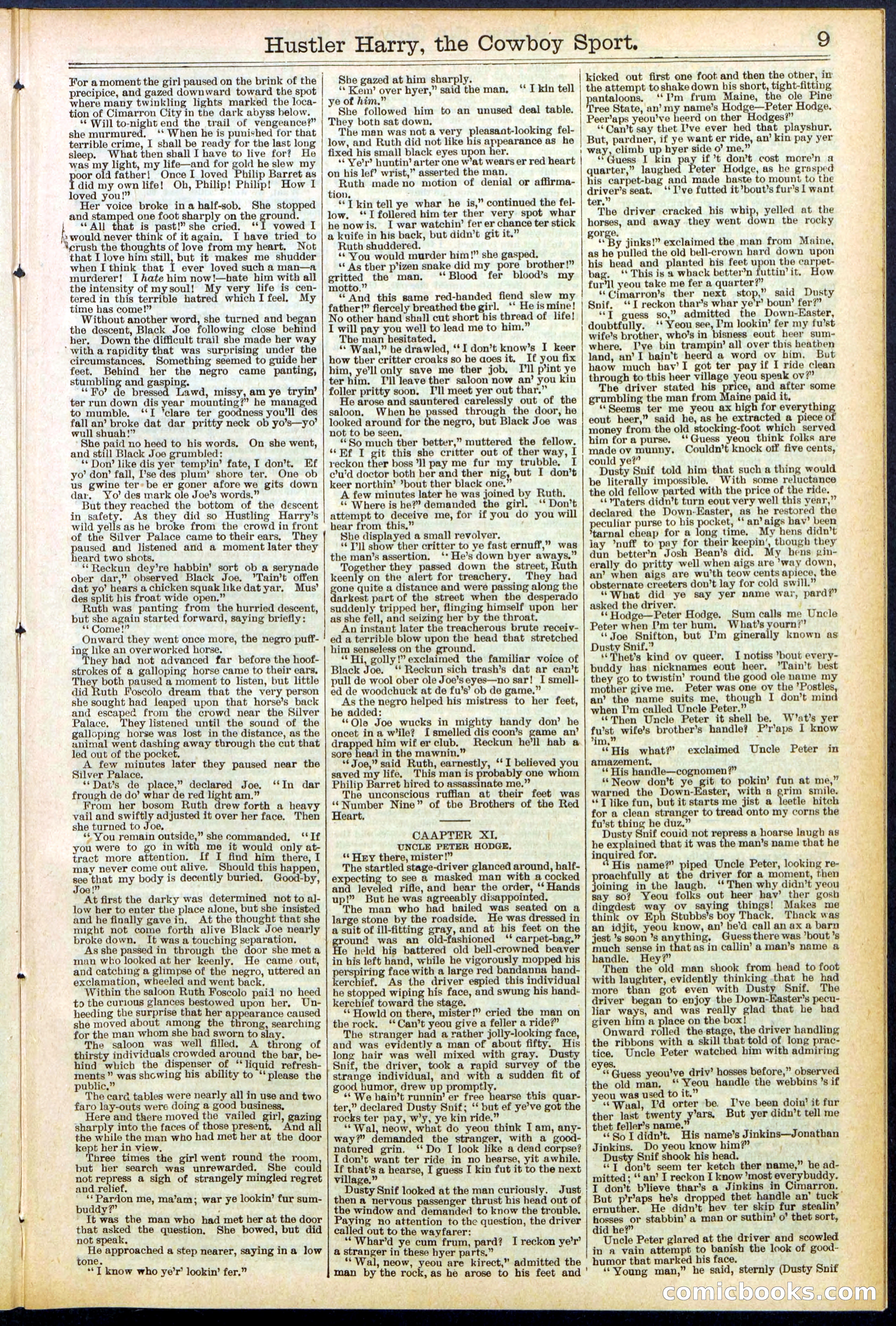 Beadle's New York Dime Library, No. 545 — page 9 of 32