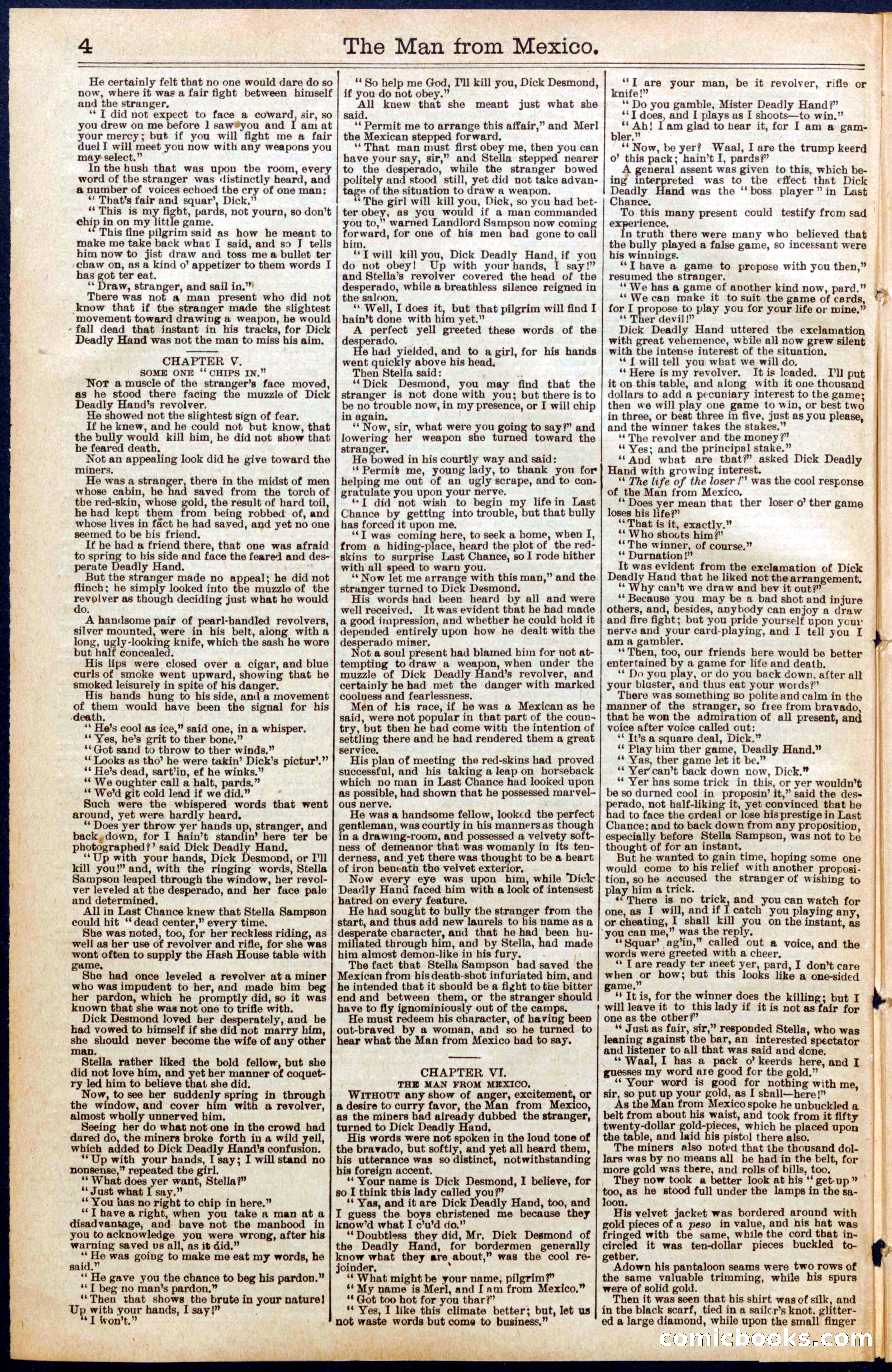 Beadle's New York Dime Library No. 560 — page 4 of 32