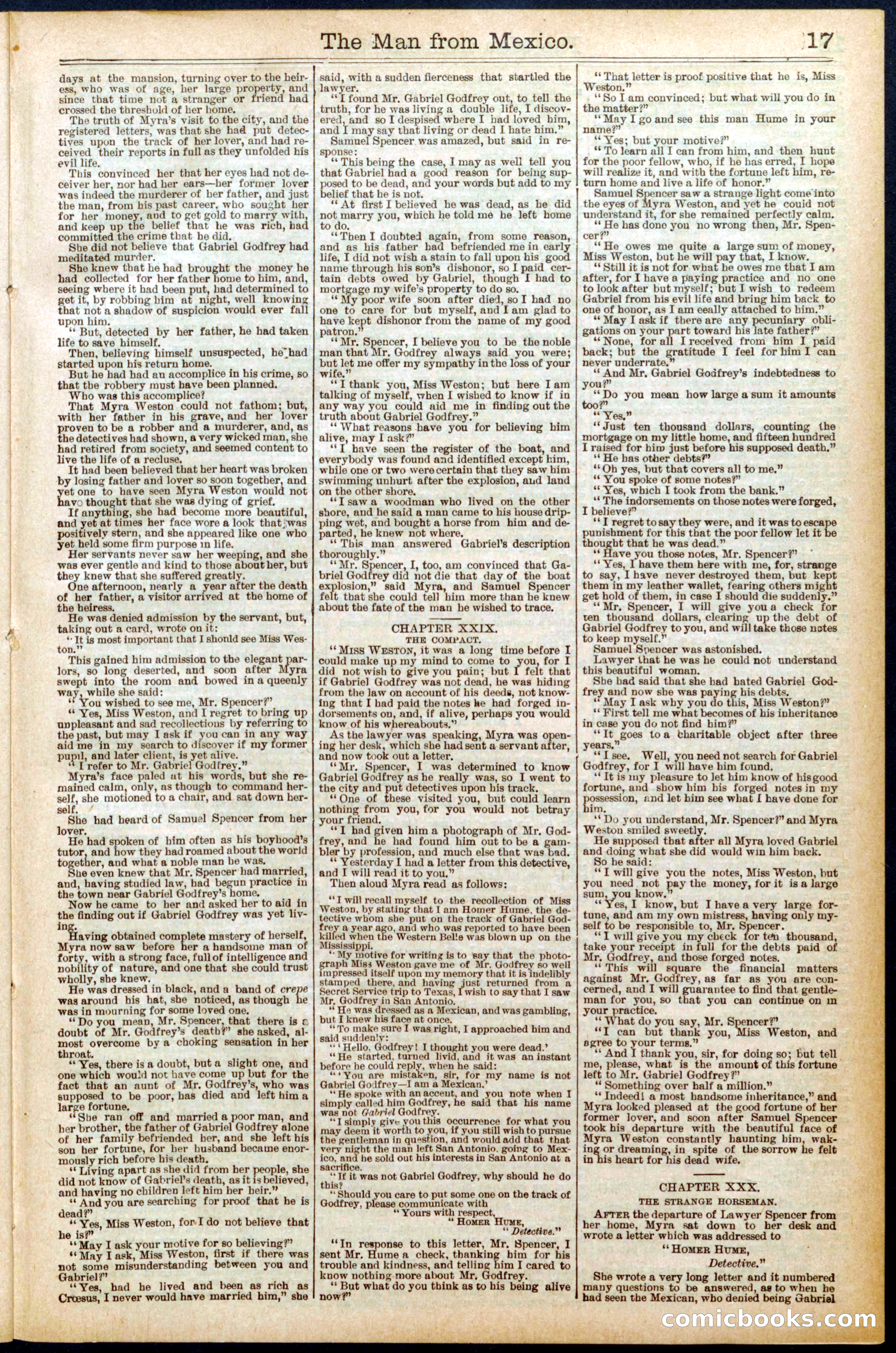 Beadle's New York Dime Library No. 560 — page 17 of 32
