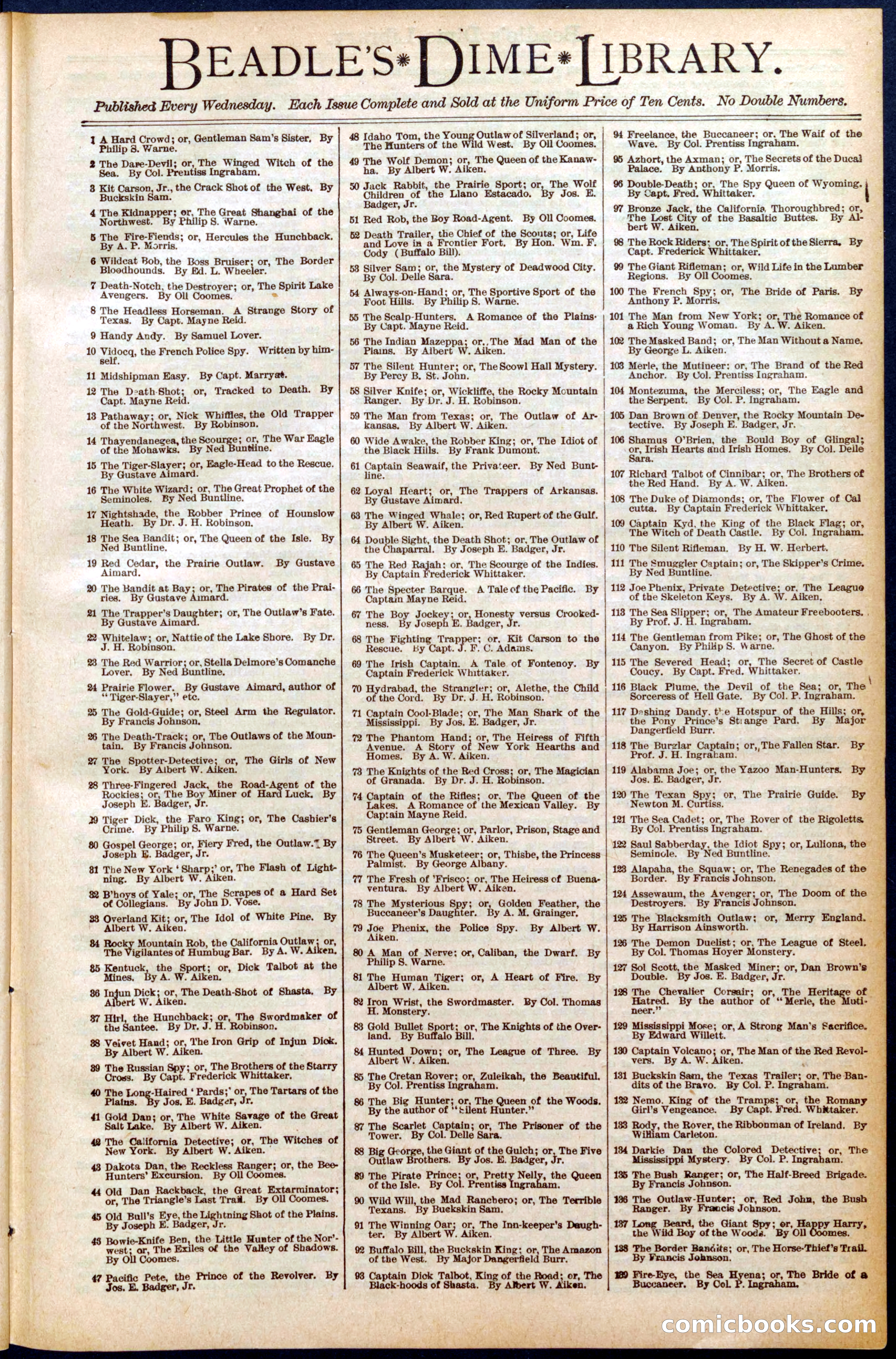 Beadle's New York Dime Library No. 560 — page 29 of 32