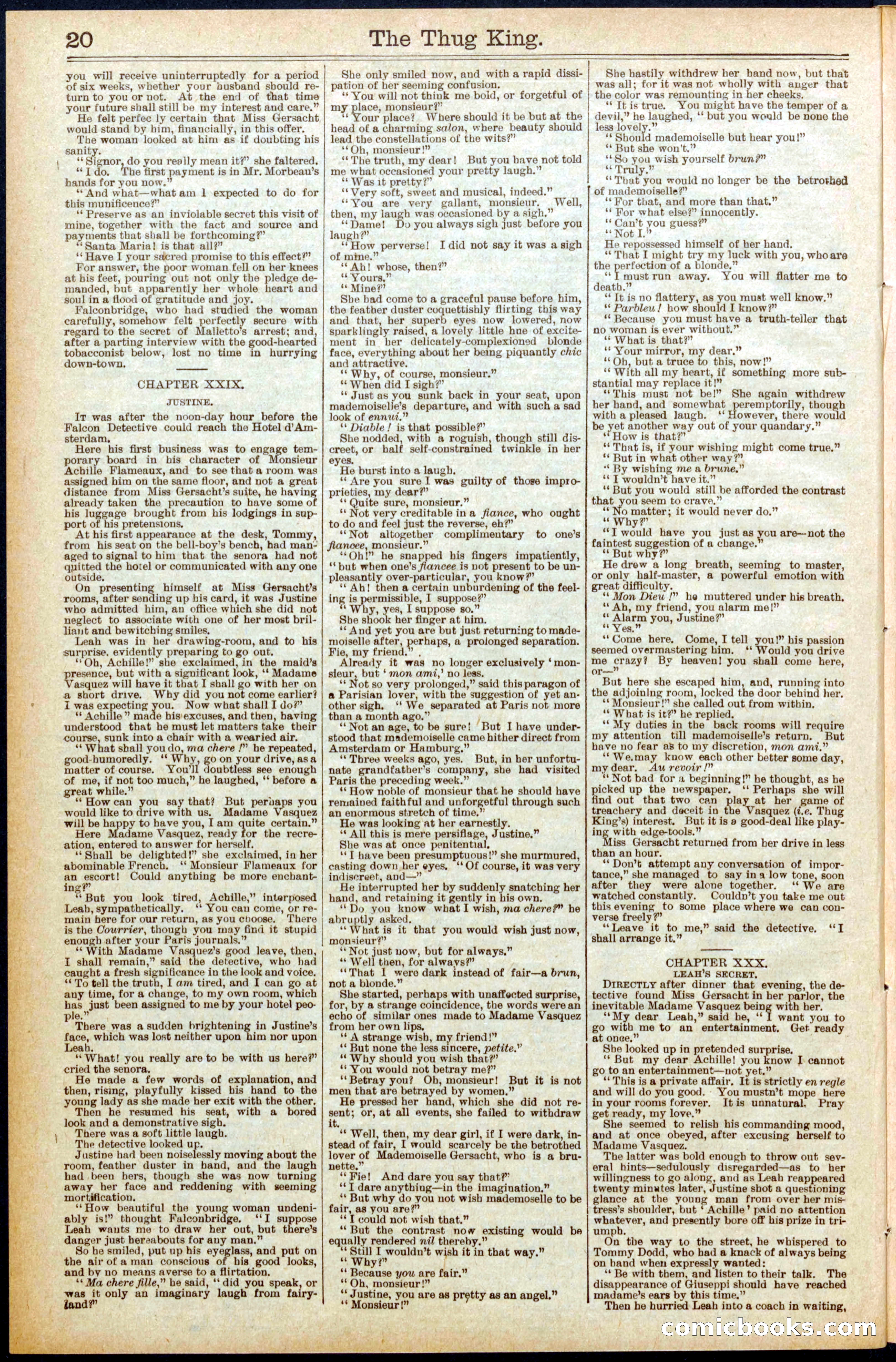 Beadle's Dime Library No. 561 — page 20 of 32