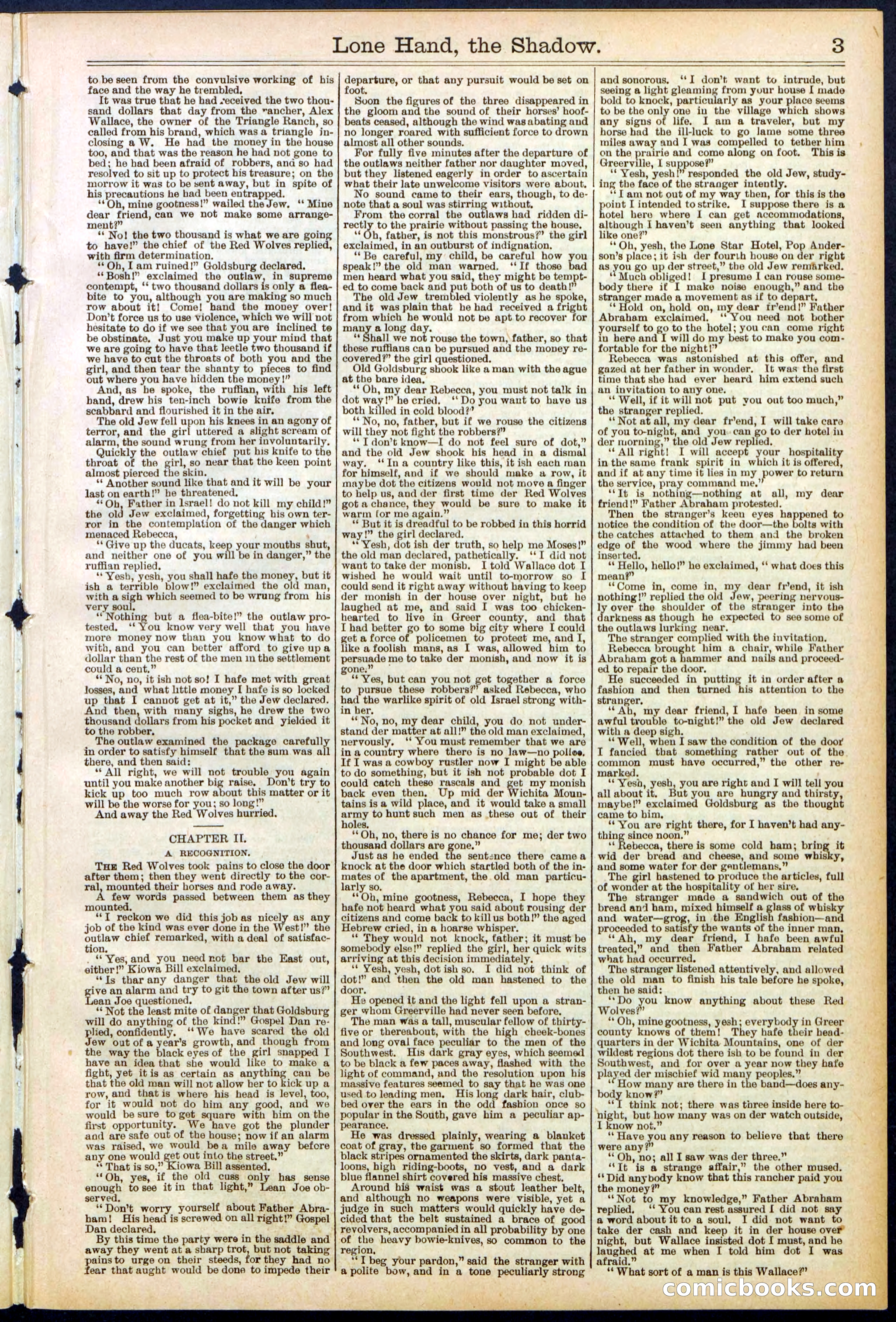 Beadle's Dime Library No. 562 — page 3 of 32