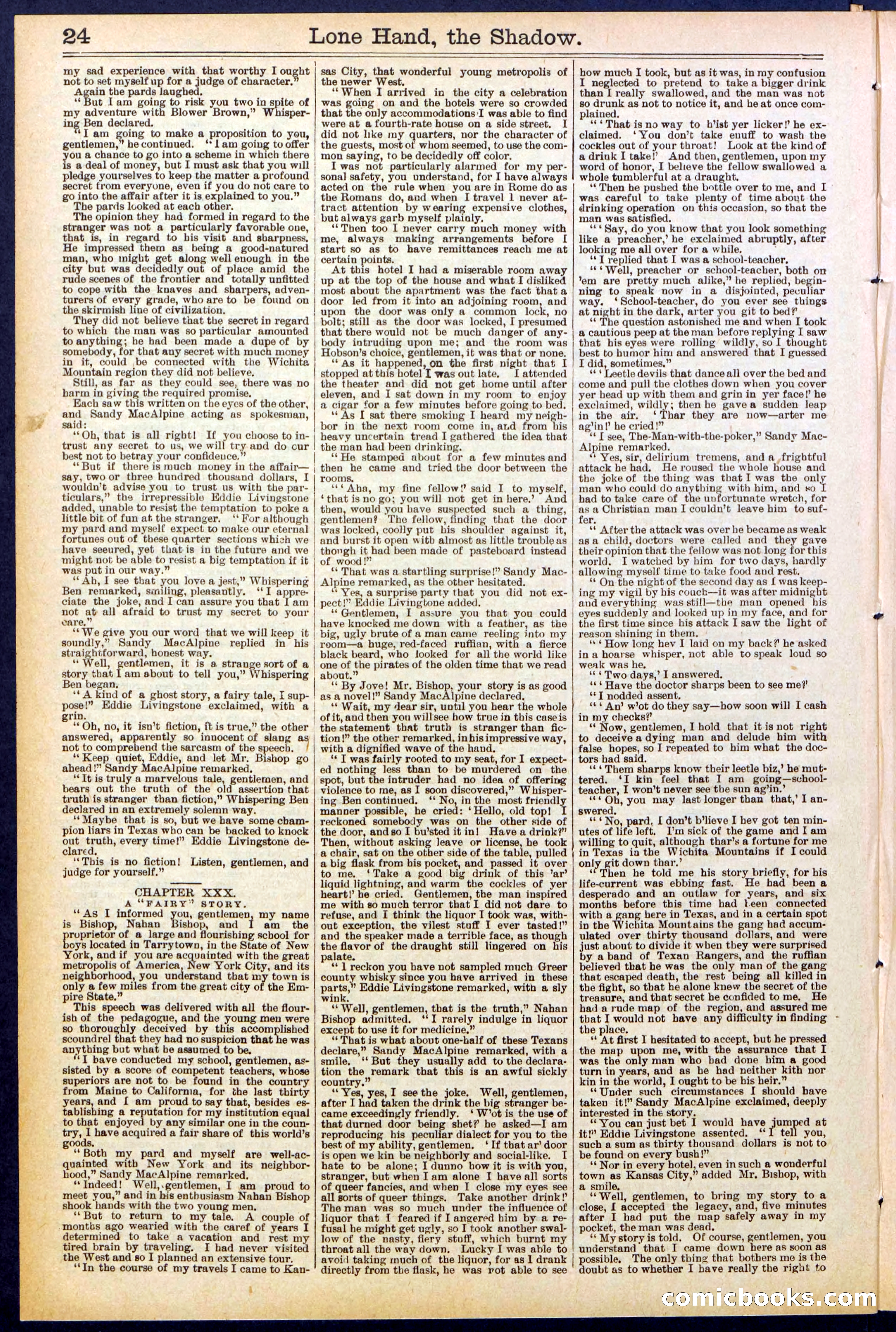 Beadle's Dime Library No. 562 — page 24 of 32