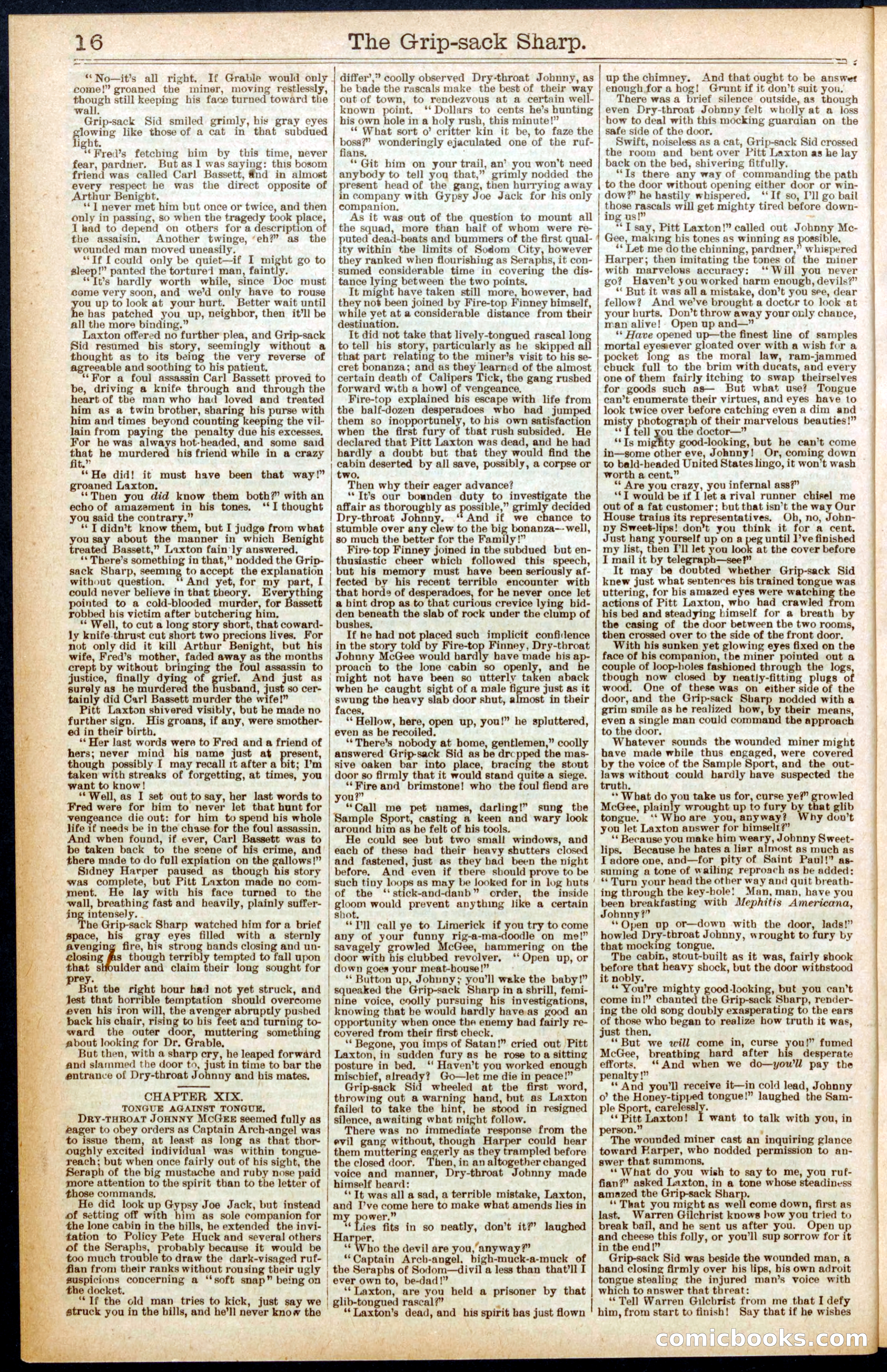 Beadle's Dime Library No. 564 — page 16 of 32