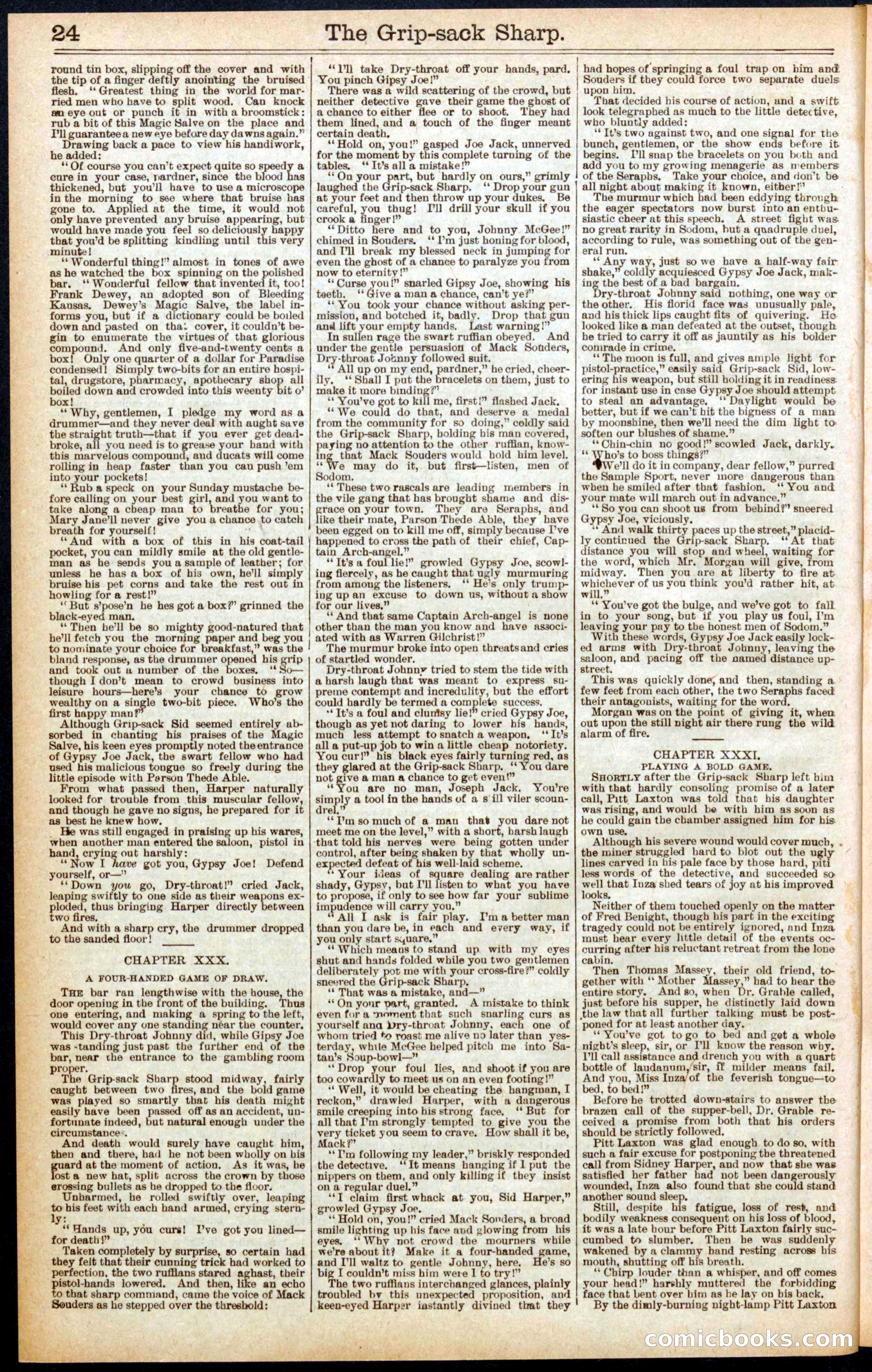 Beadle's Dime Library No. 564 — page 24 of 32
