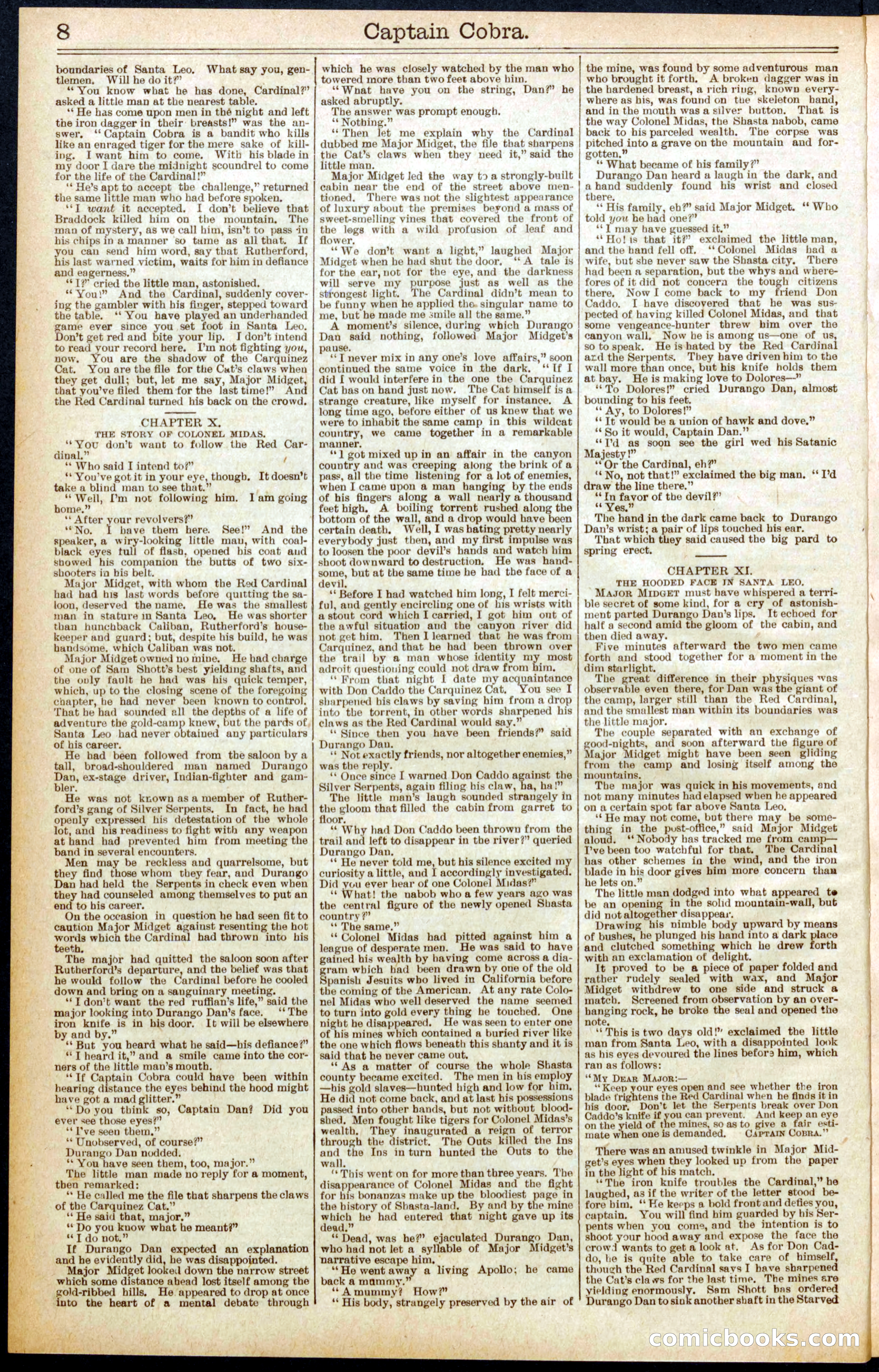 Beadle's Dime Library No. 569 — page 8 of 32