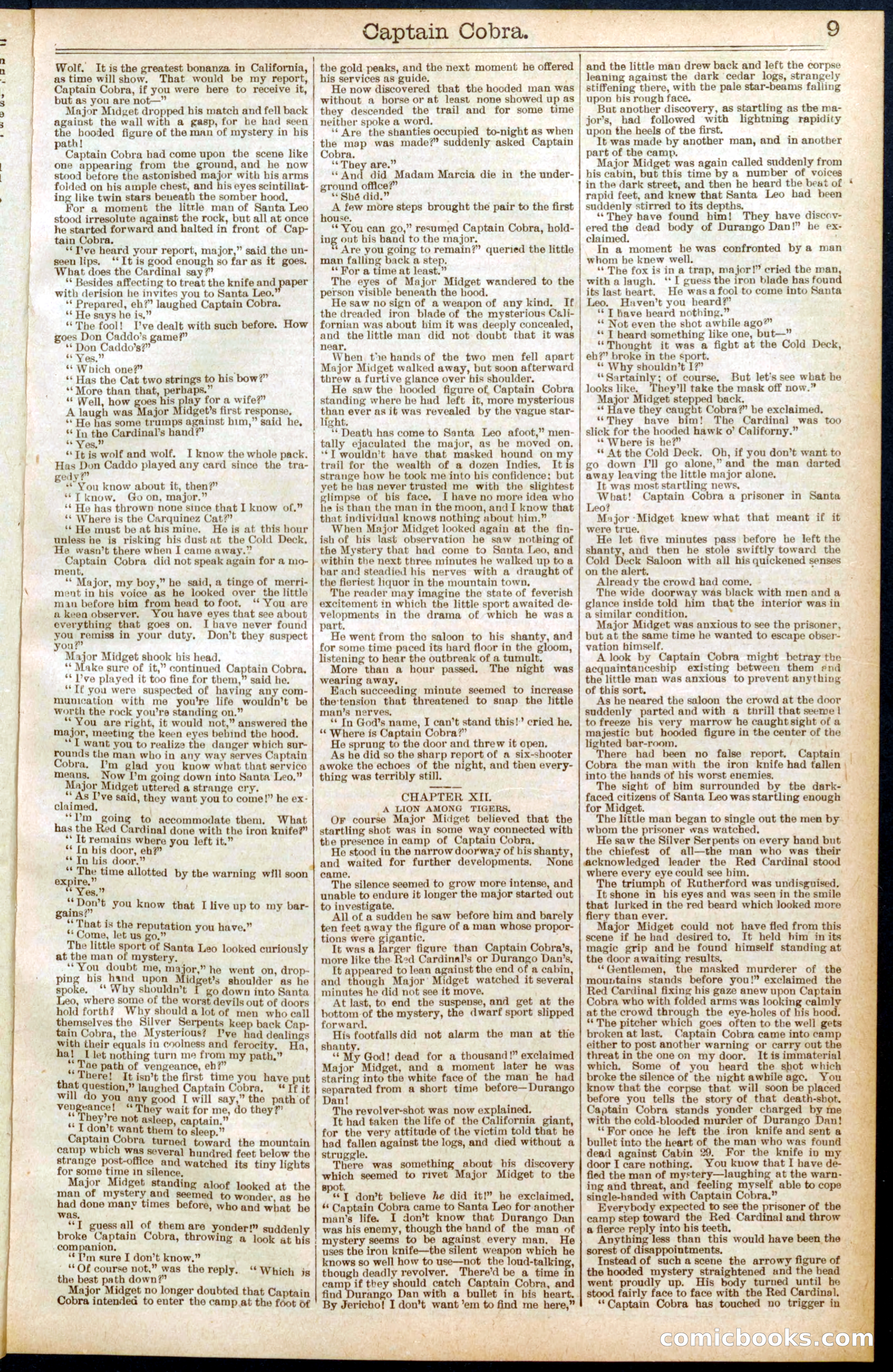 Beadle's Dime Library No. 569 — page 9 of 32