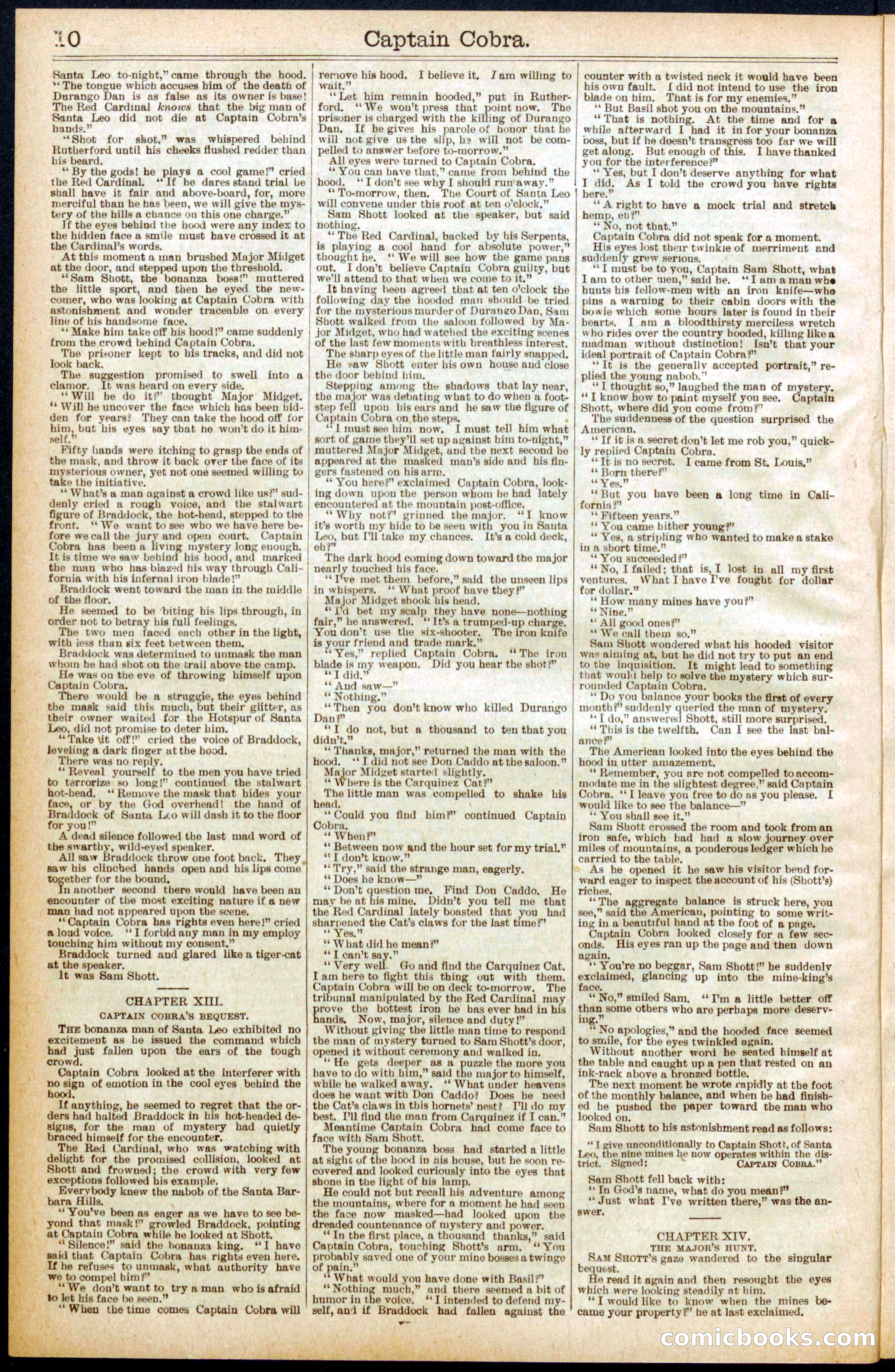 Beadle's Dime Library No. 569 — page 10 of 32