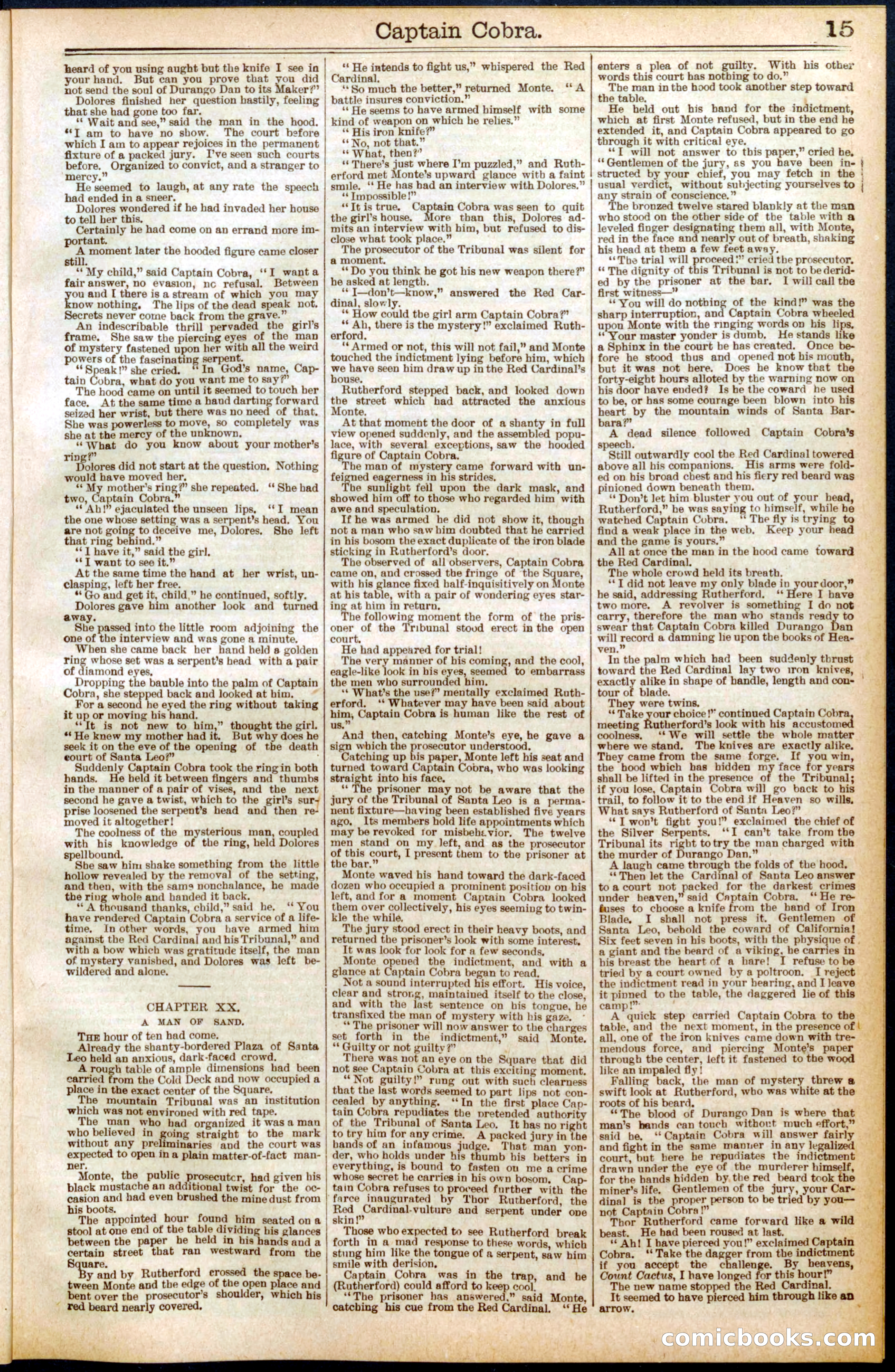 Beadle's Dime Library No. 569 — page 15 of 32