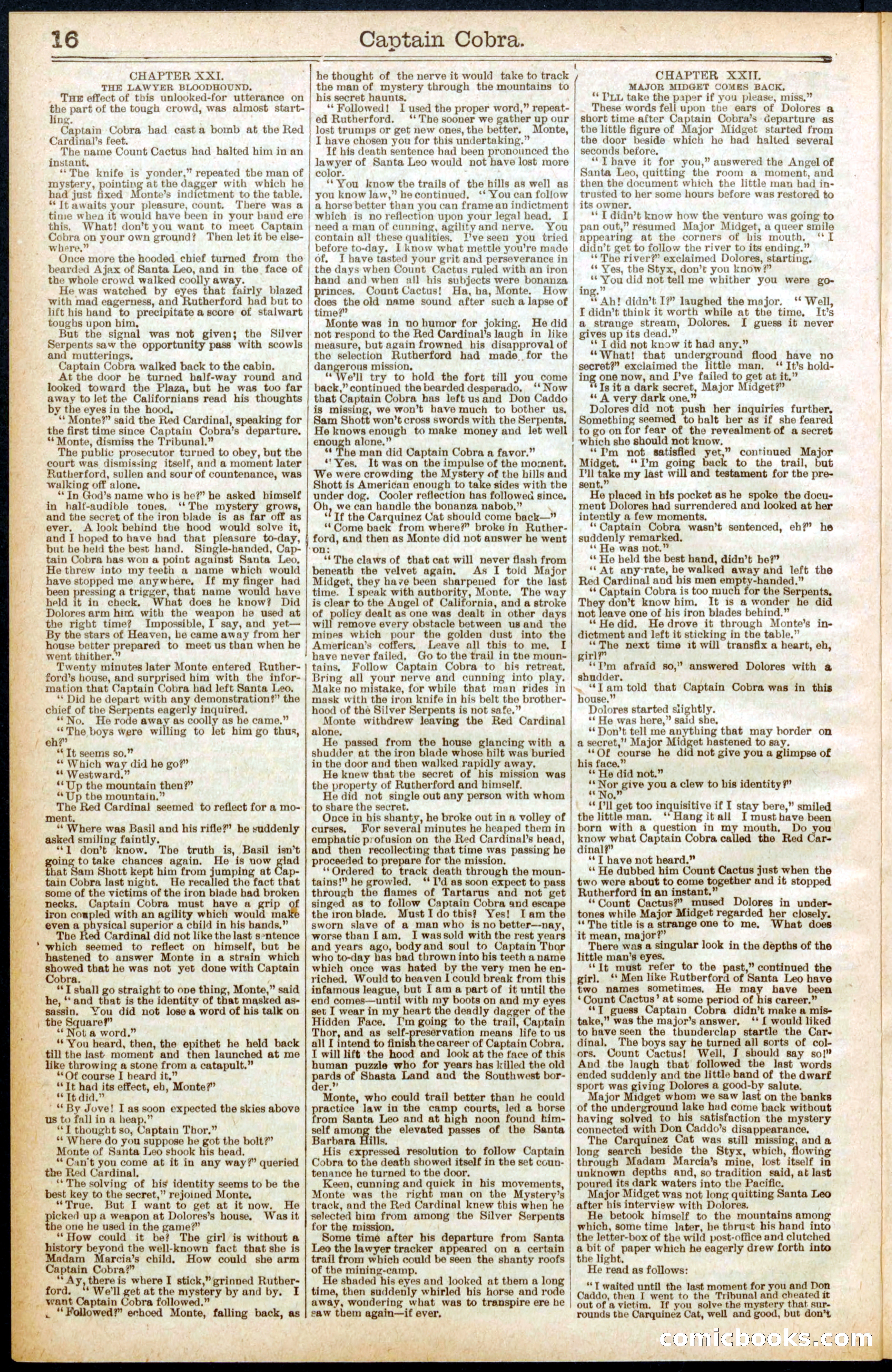 Beadle's Dime Library No. 569 — page 16 of 32