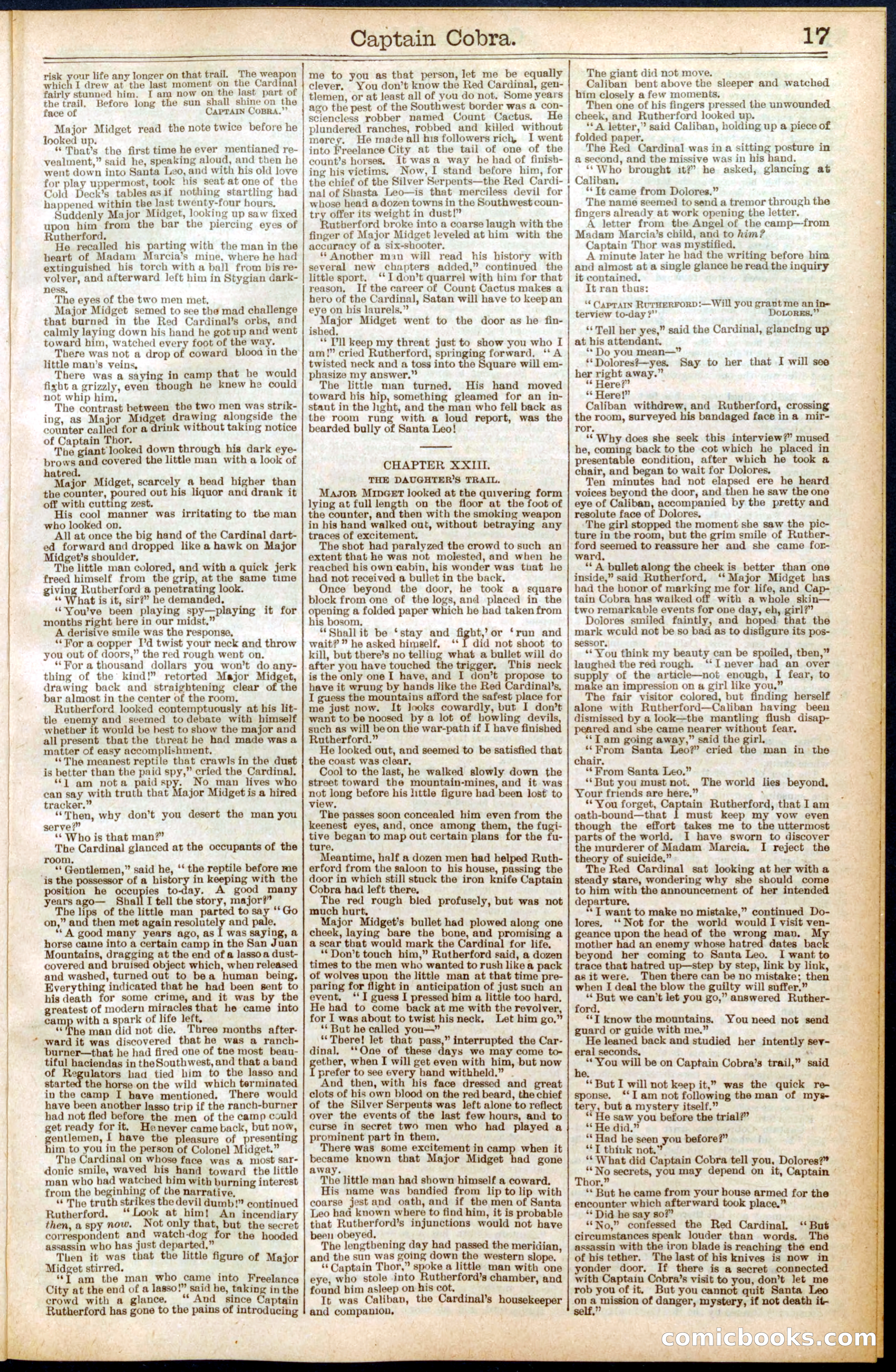 Beadle's Dime Library No. 569 — page 17 of 32