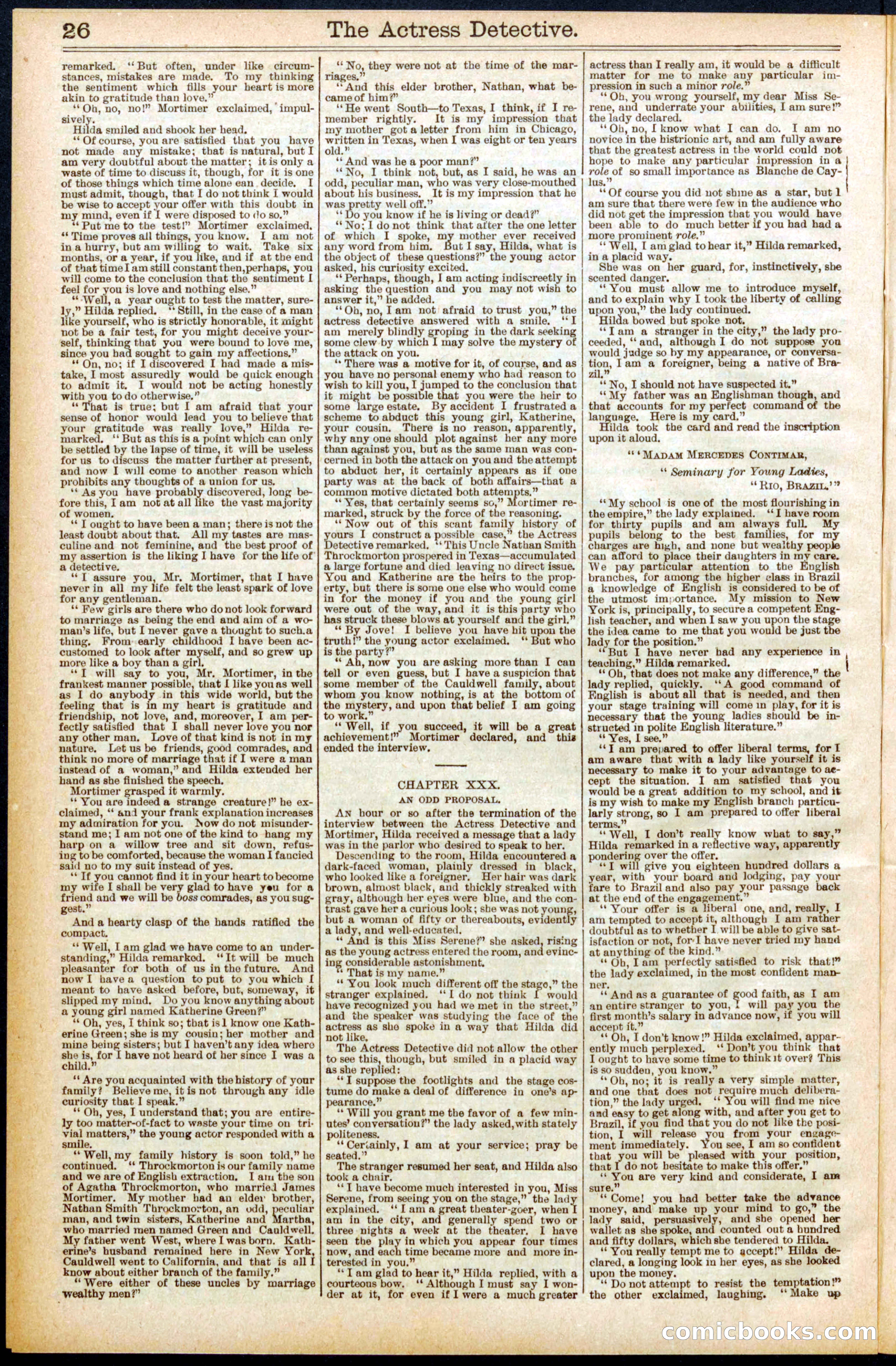 Beadle's Dime Library No. 570 — page 26 of 32