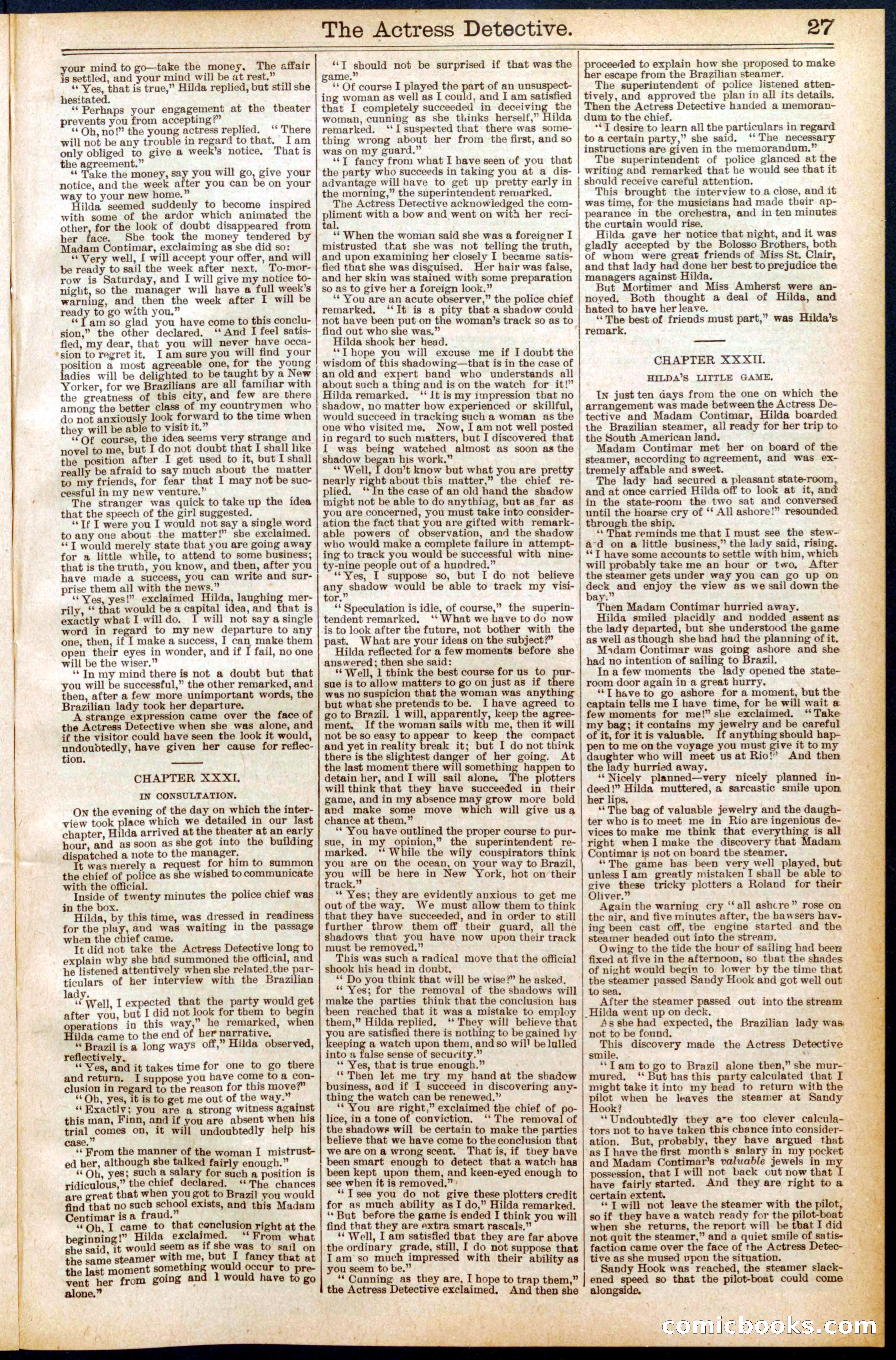 Beadle's Dime Library No. 570 — page 27 of 32