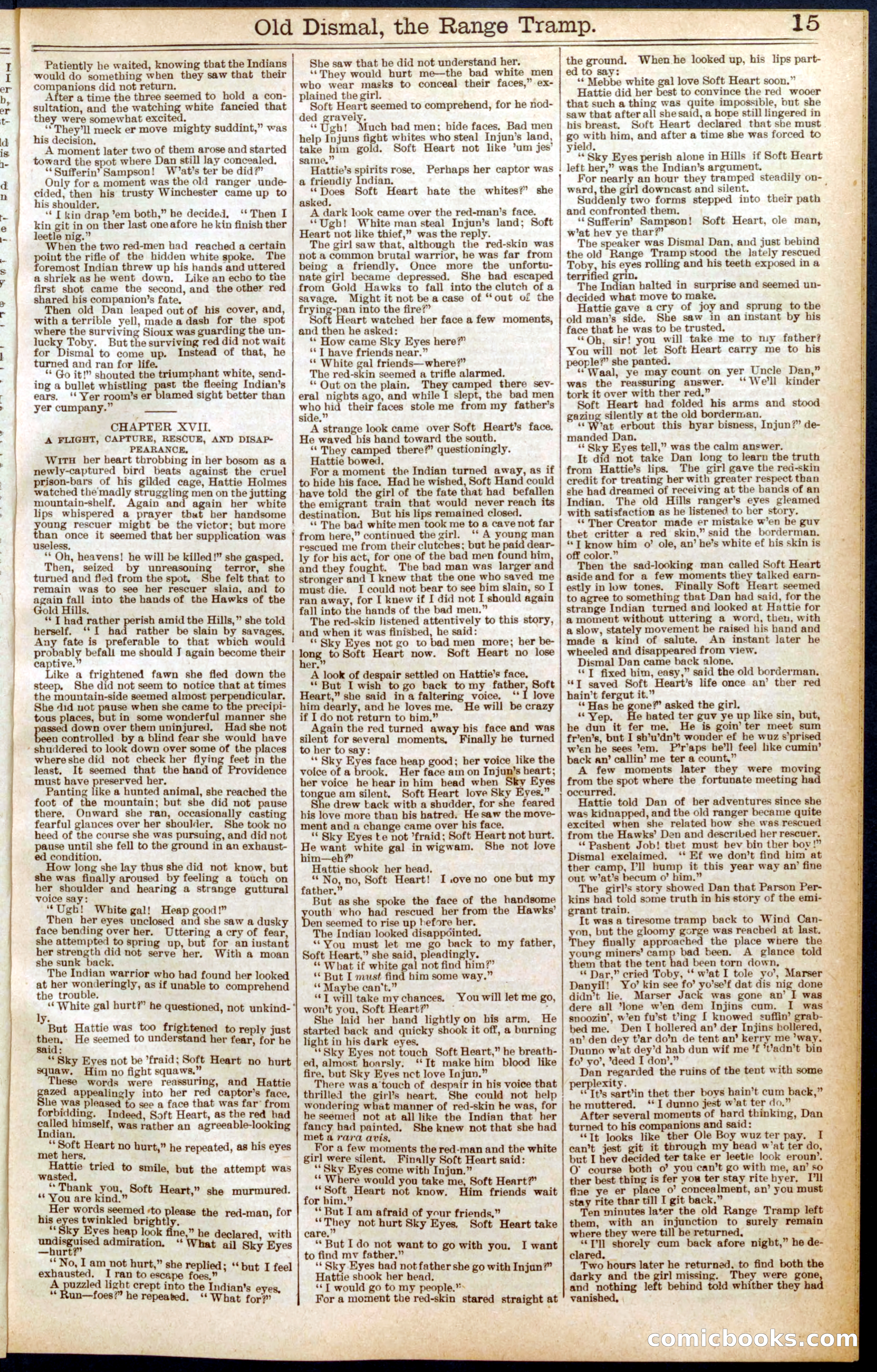 Beadle's New York Dime Library, No. 571 — page 15 of 32