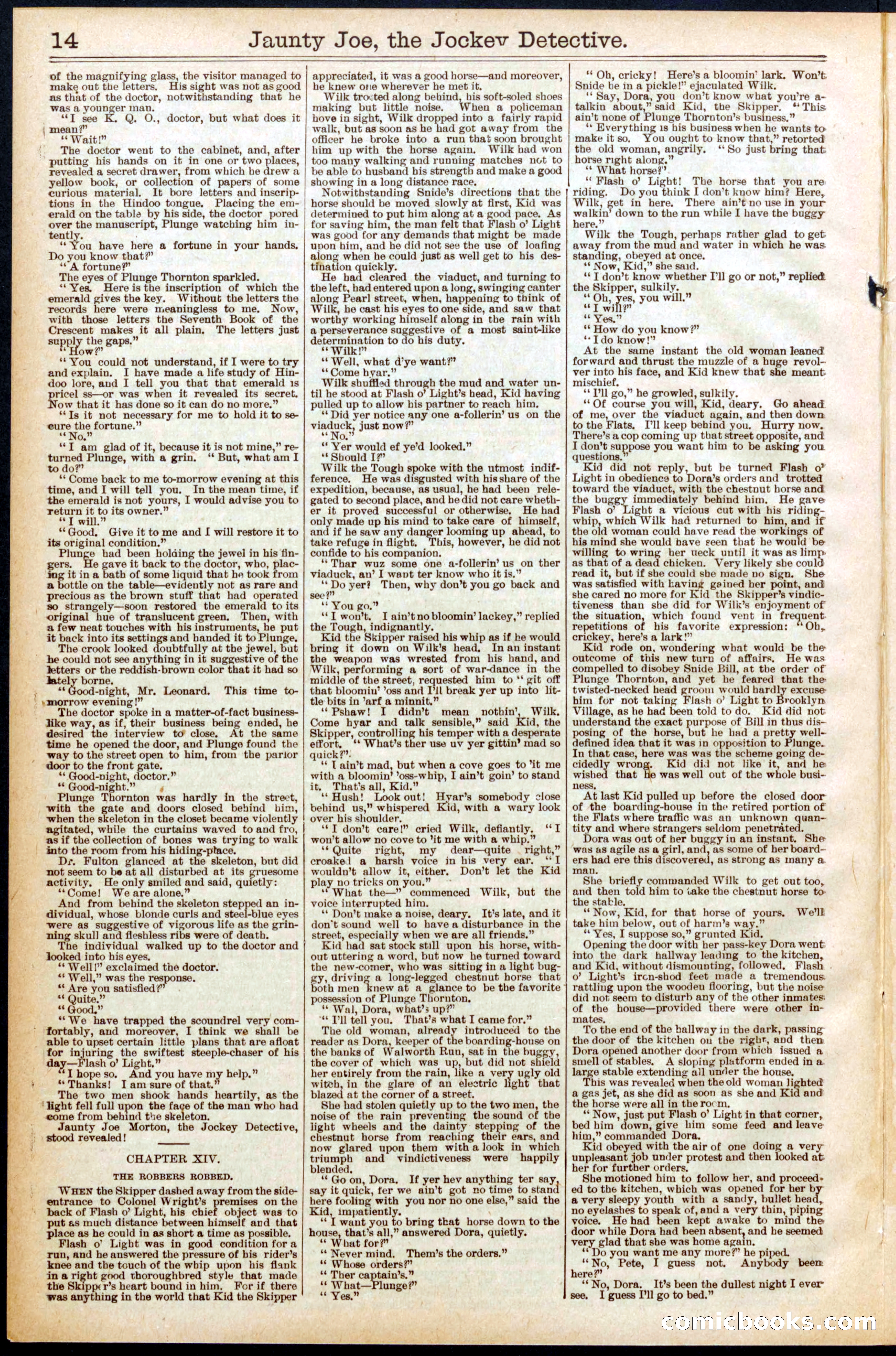 Beadle's Dime Library No. 572 — page 14 of 32