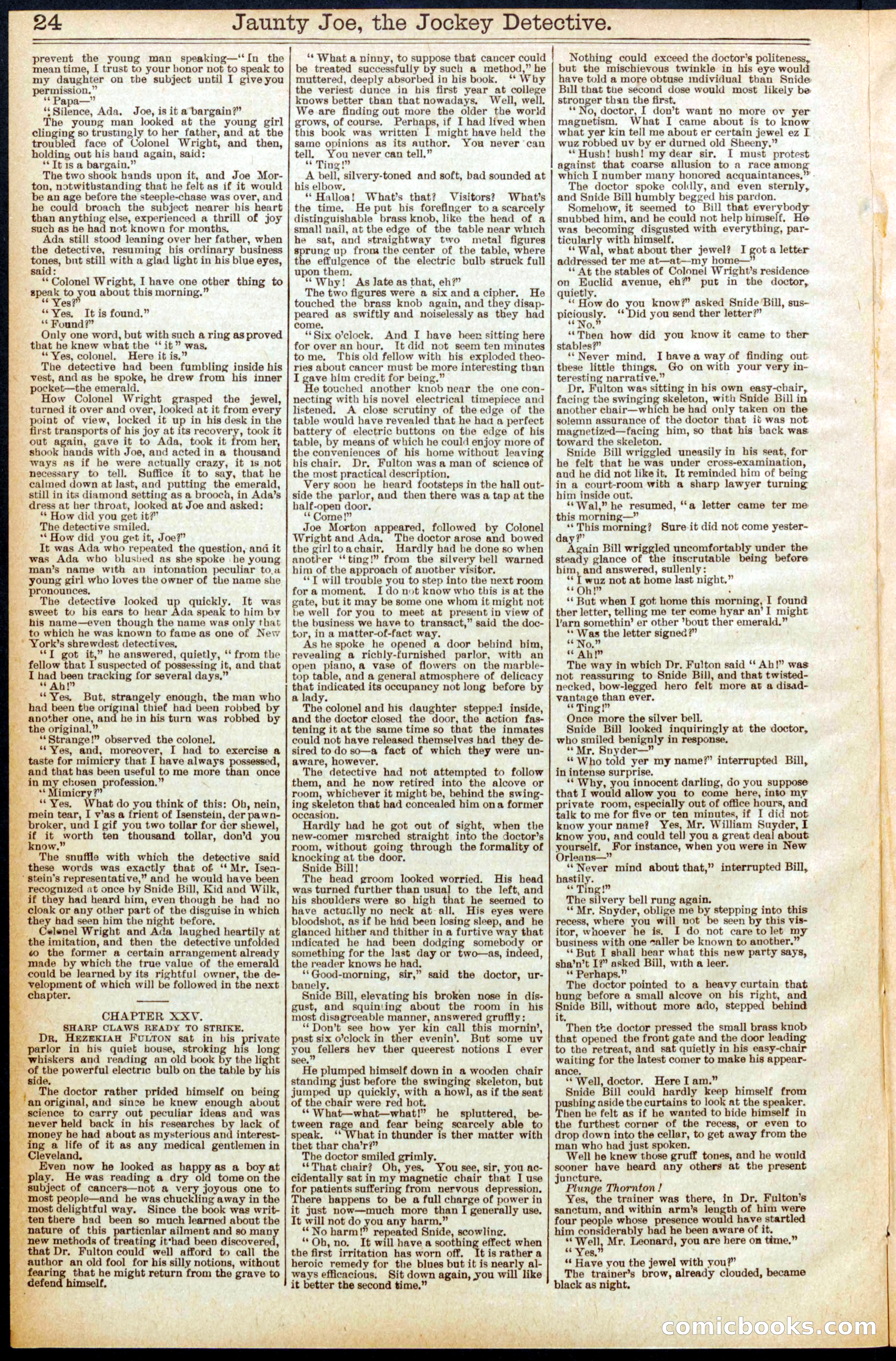 Beadle's Dime Library No. 572 — page 24 of 32