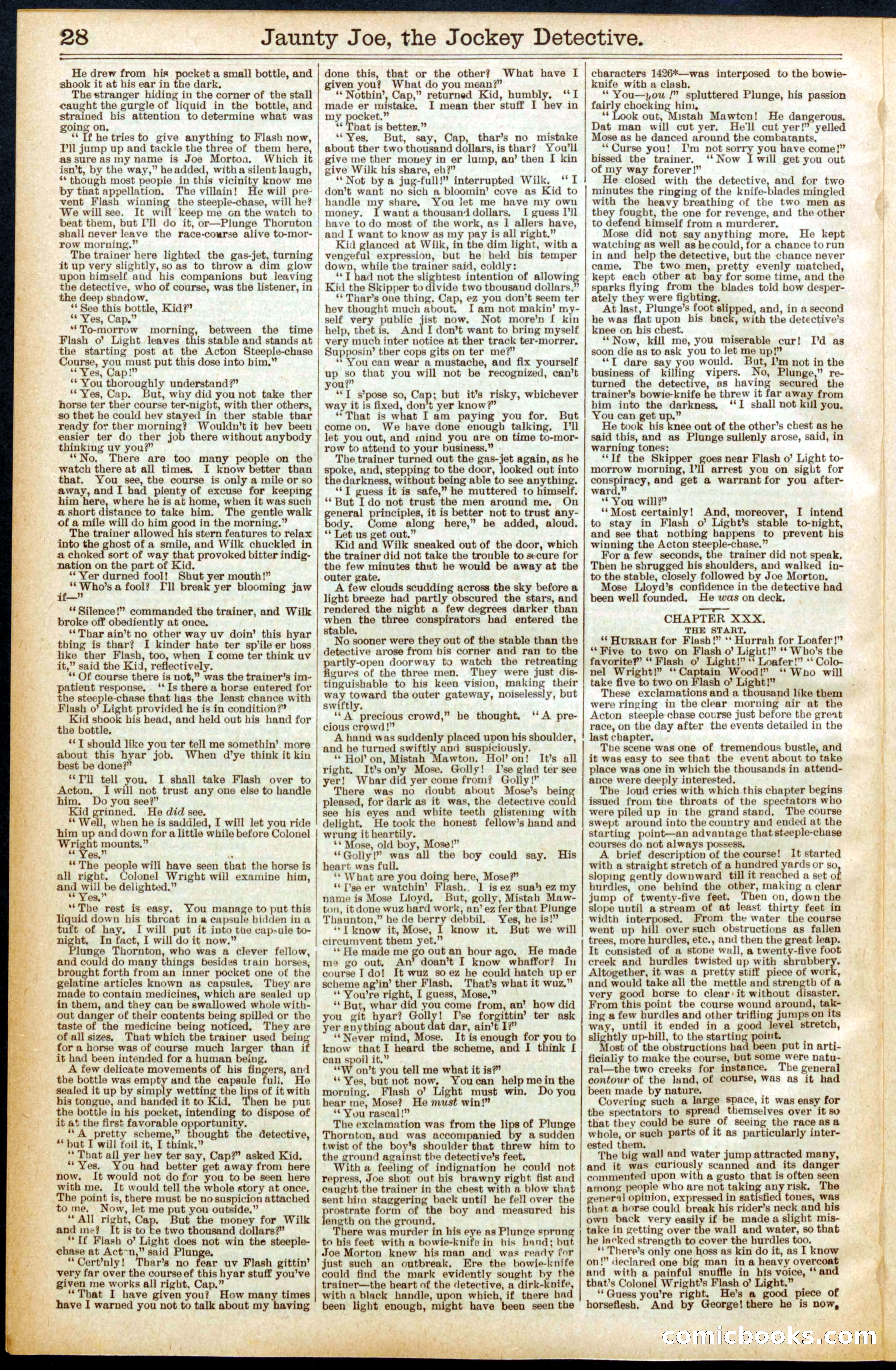 Beadle's Dime Library No. 572 — page 28 of 32