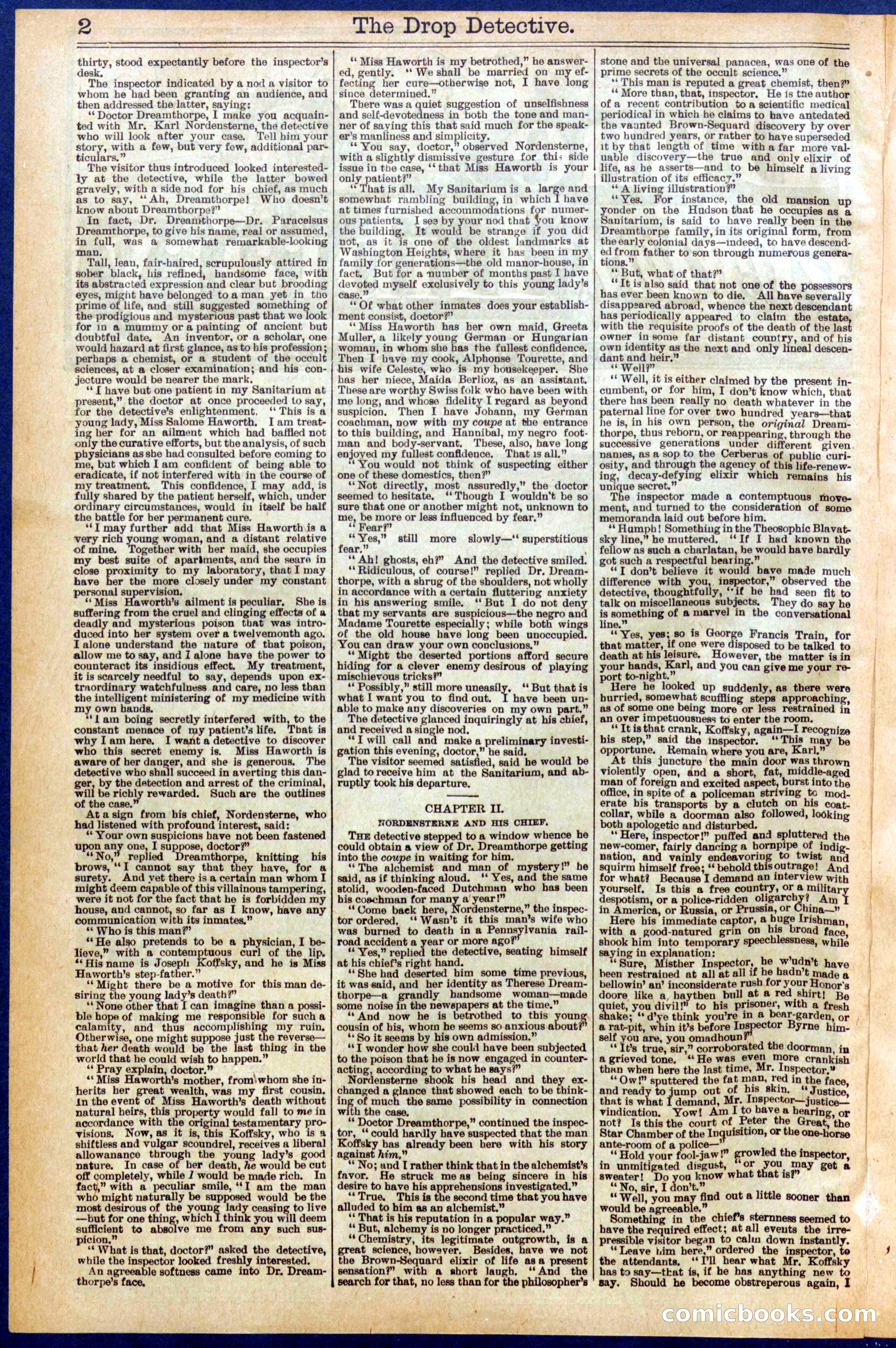 Beadle's New York Dime Library No. 606 — page 2 of 32