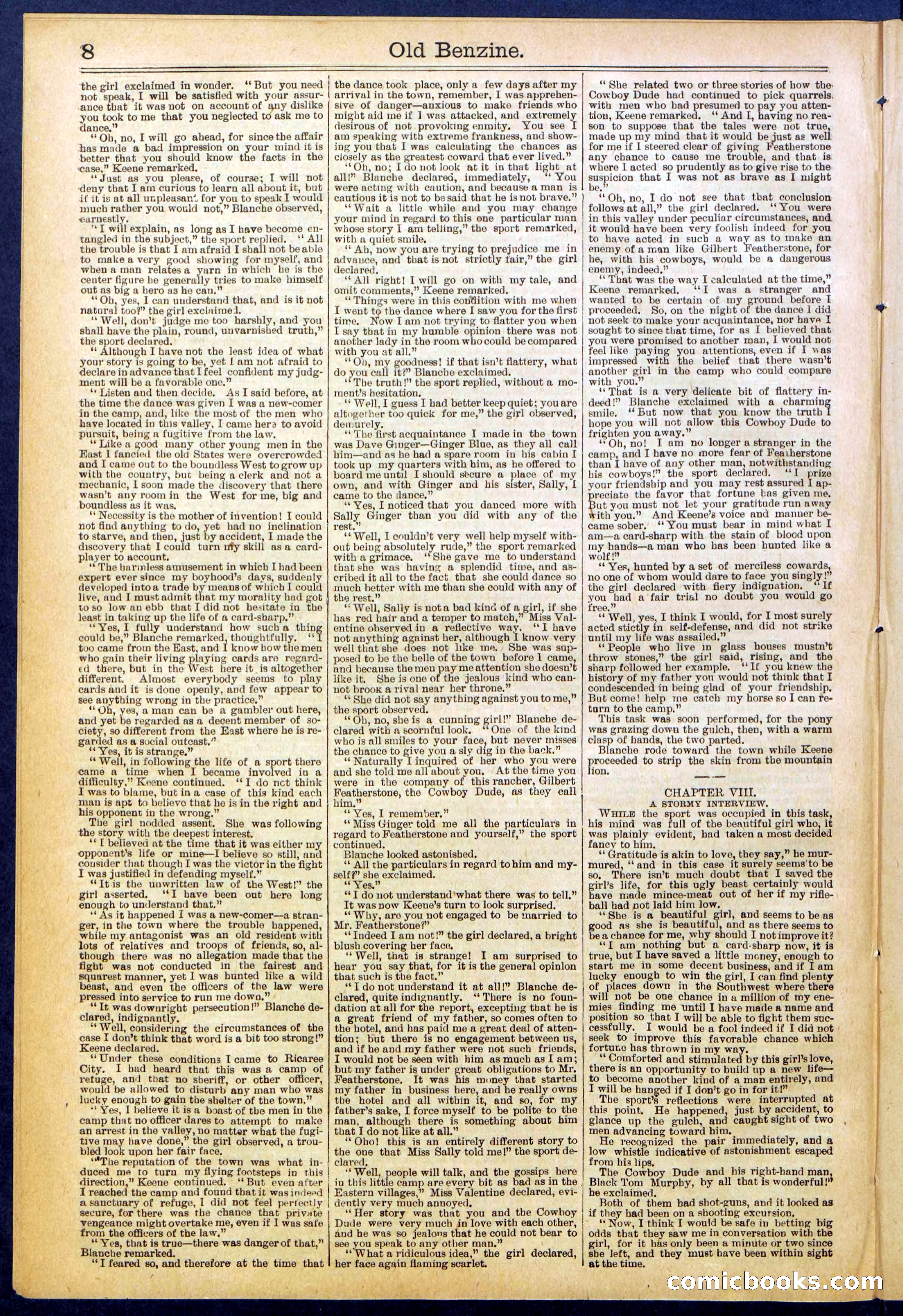 Beadle's New York Dime Library, No. 607 — page 8 of 32