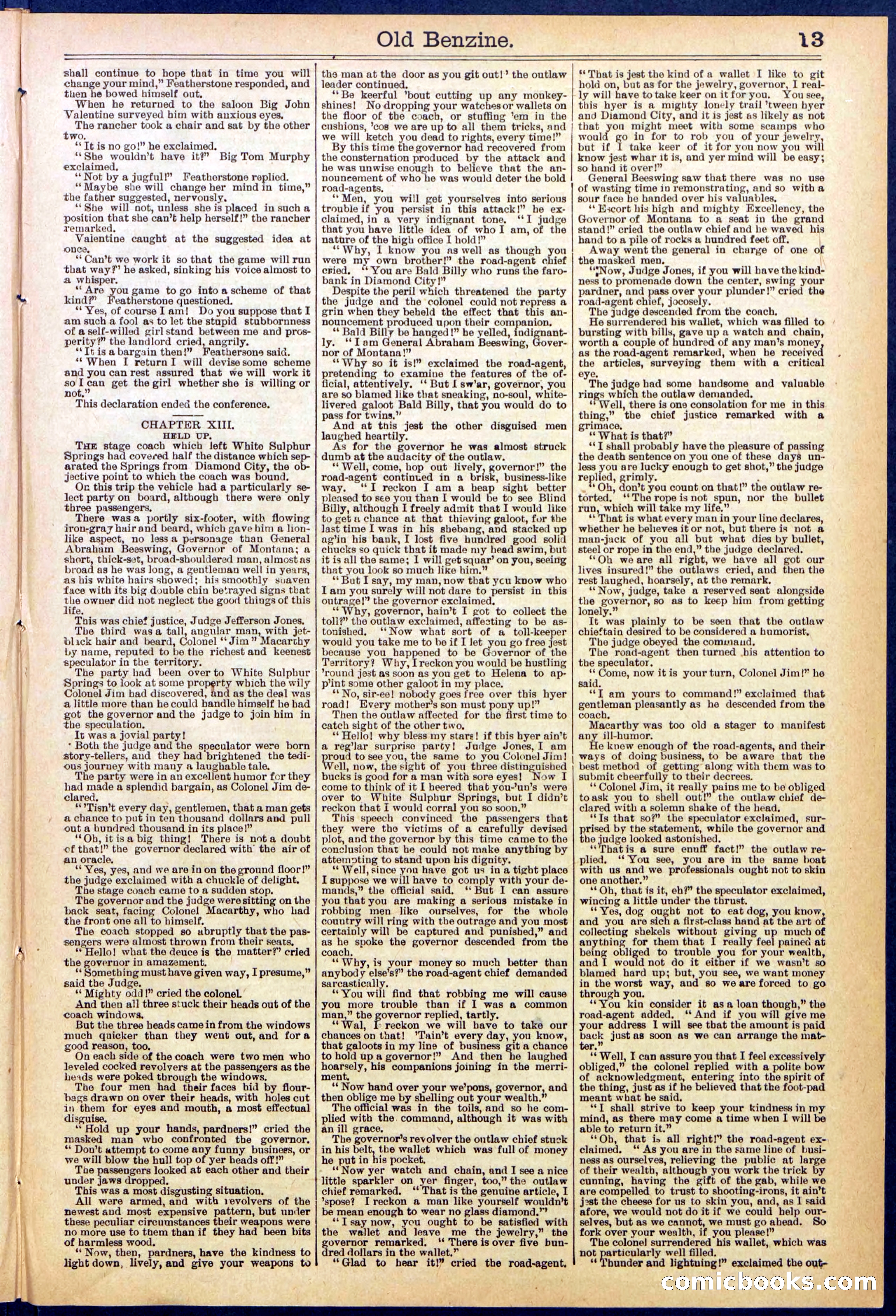 Beadle's New York Dime Library, No. 607 — page 13 of 32