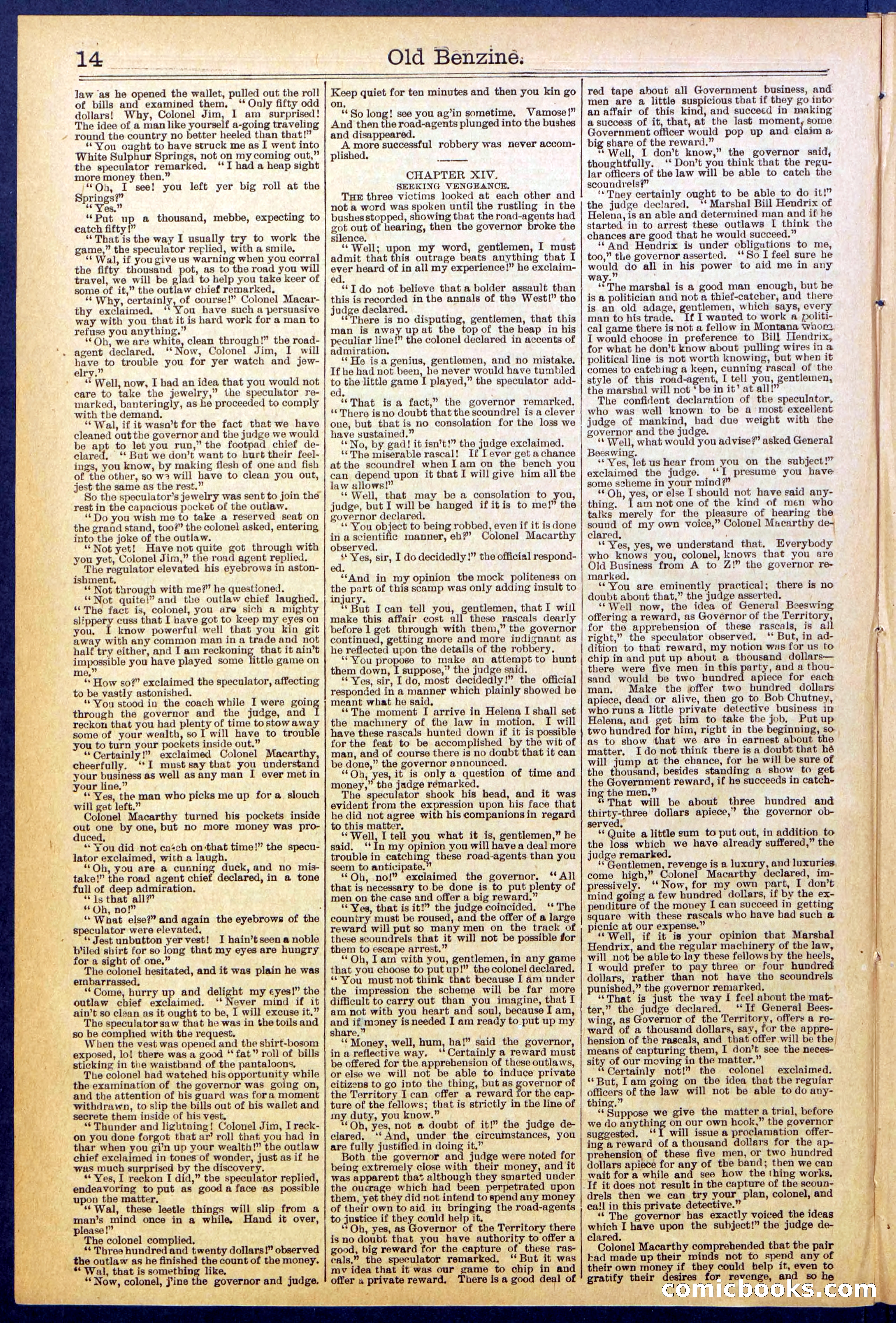 Beadle's New York Dime Library, No. 607 — page 14 of 32