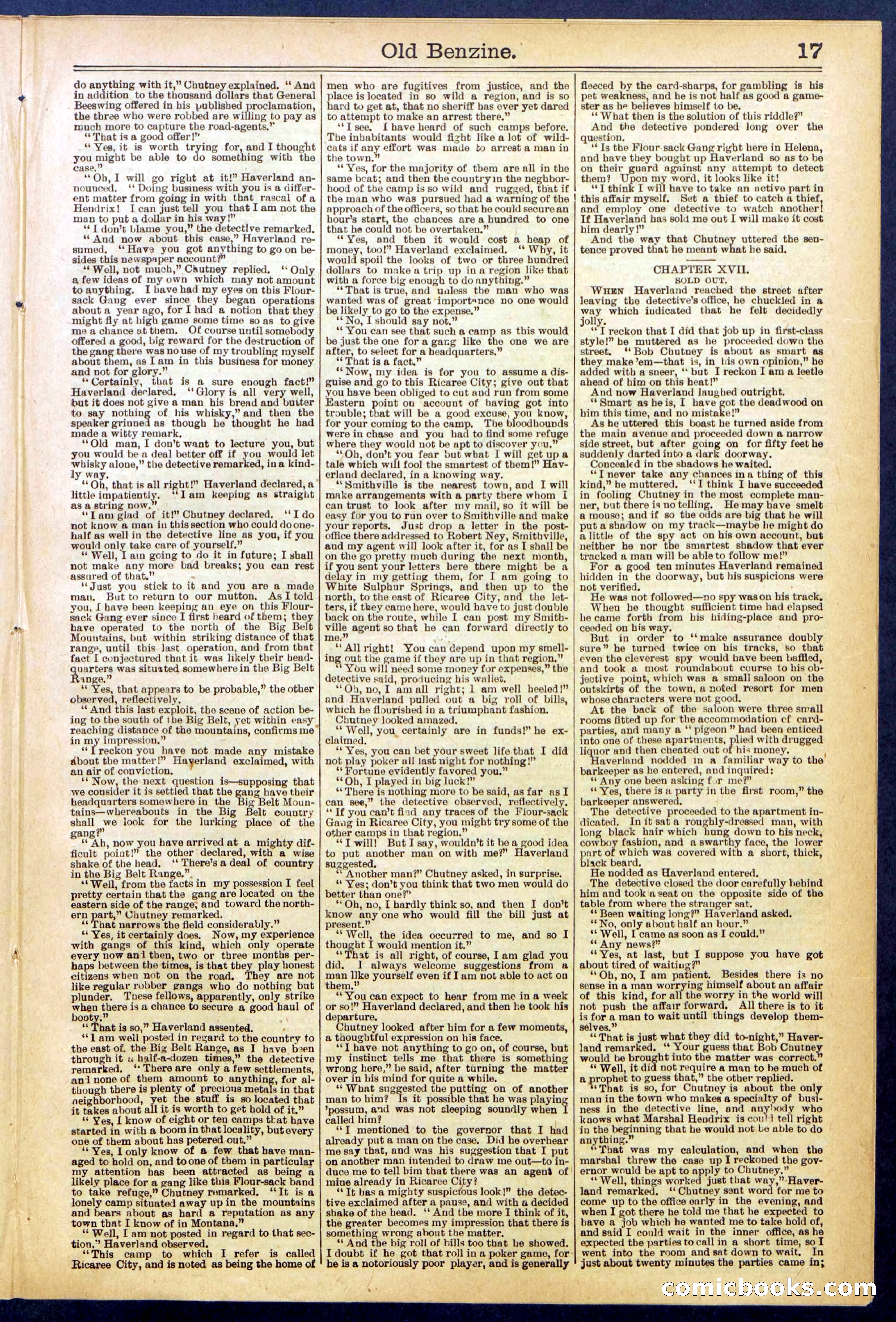 Beadle's New York Dime Library, No. 607 — page 17 of 32