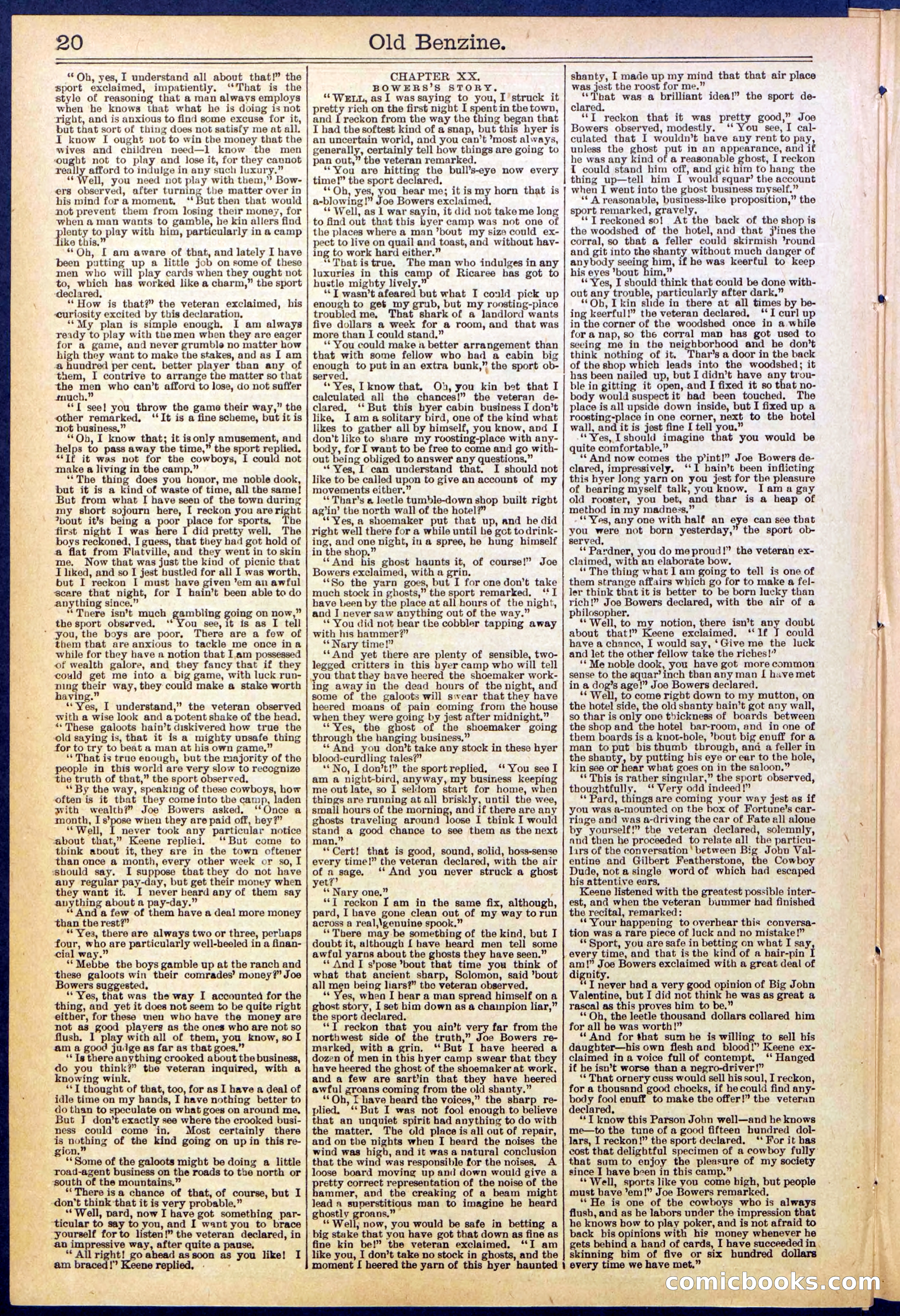 Beadle's New York Dime Library, No. 607 — page 20 of 32