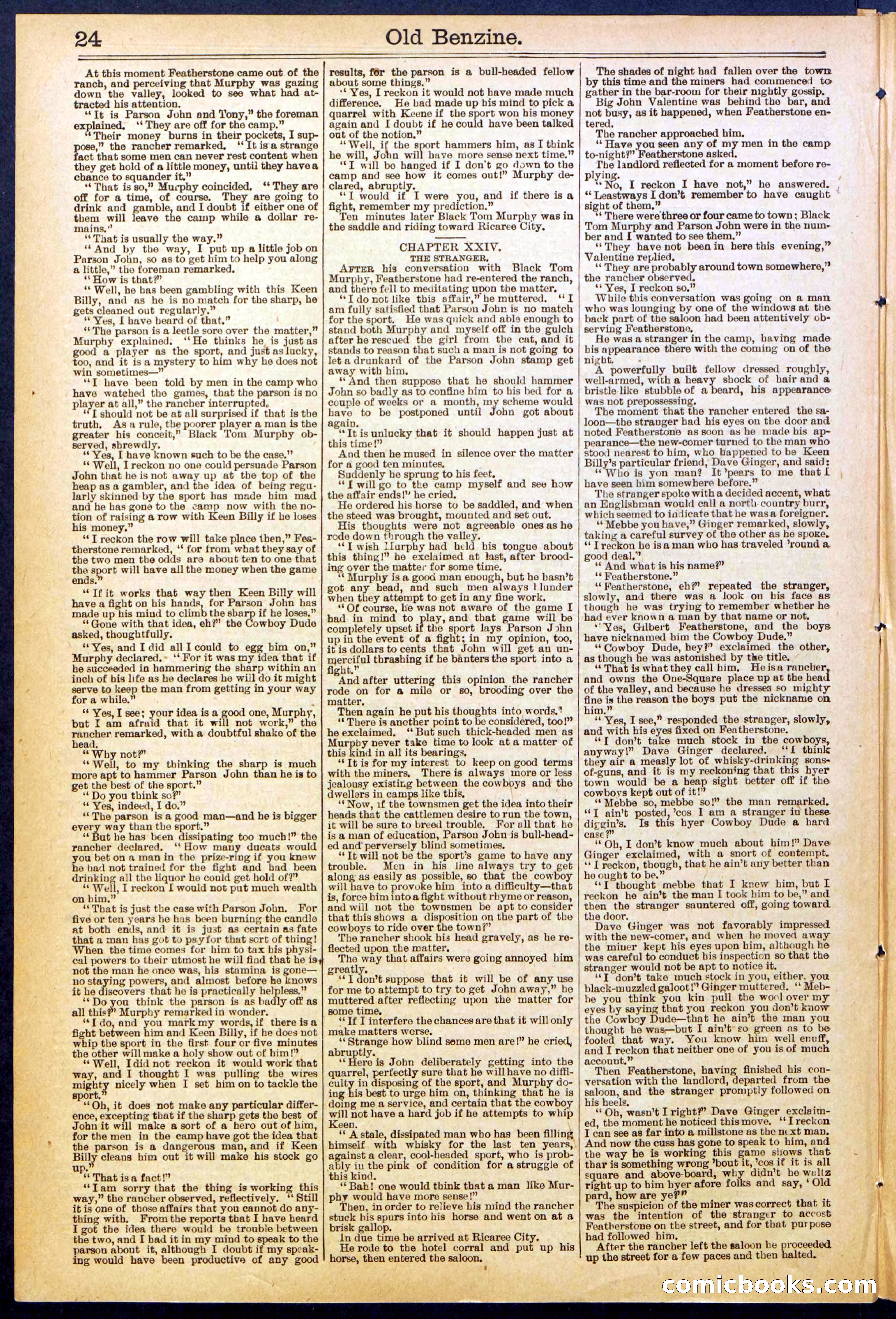 Beadle's New York Dime Library, No. 607 — page 24 of 32