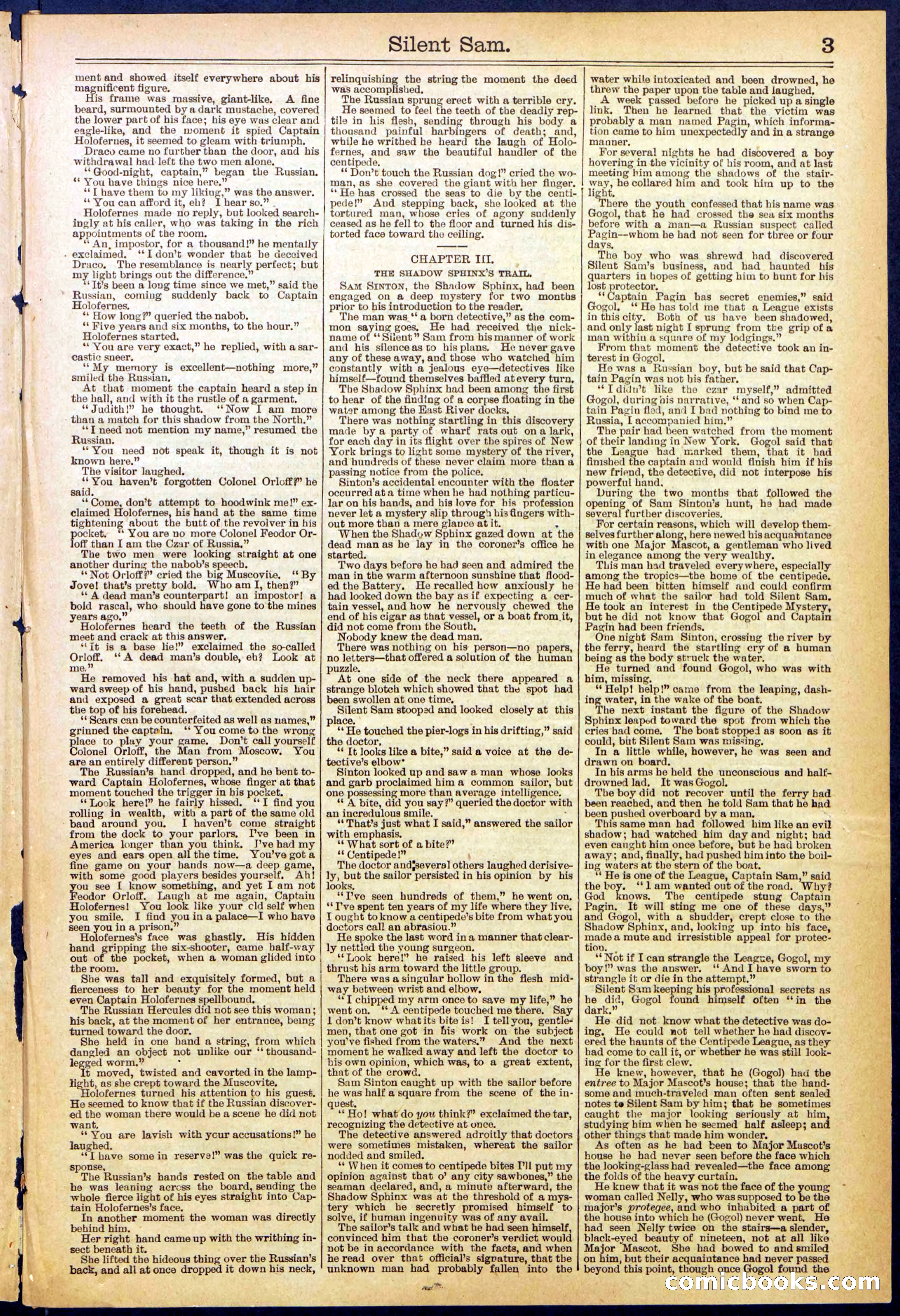 Beadle's New York Dime Library No. 608 — page 3 of 32